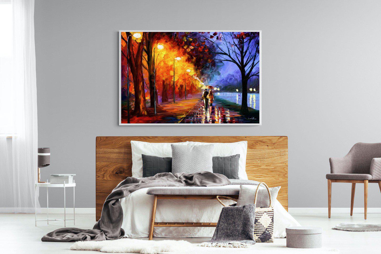 Alley By The Lake-Wall_Art-150 x 100cm-Mounted Canvas-White-Pixalot