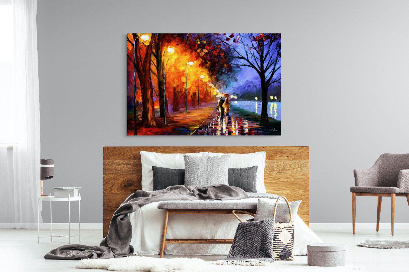 Alley By The Lake-Wall_Art-150 x 100cm-Mounted Canvas-No Frame-Pixalot