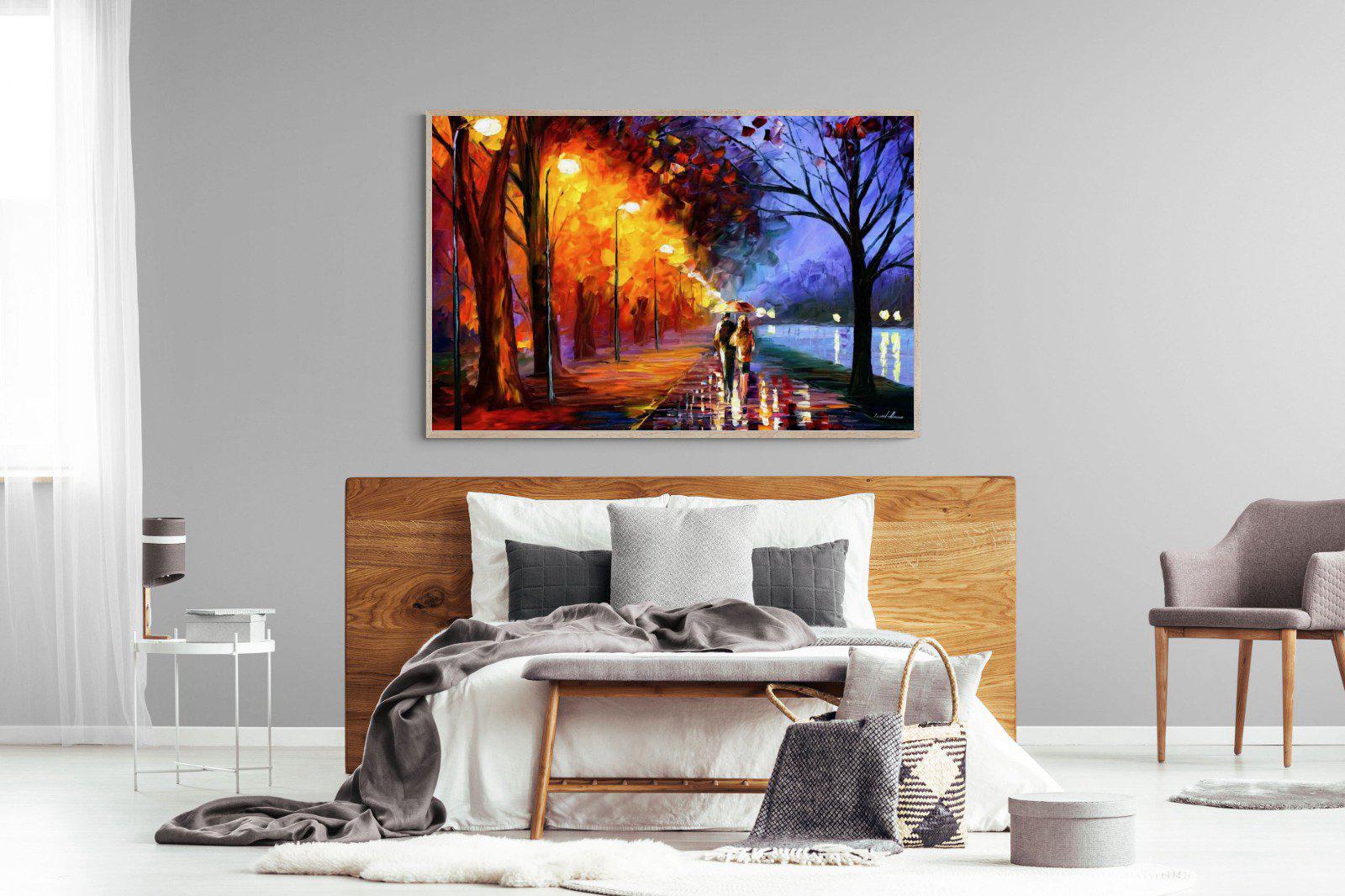 Alley By The Lake-Wall_Art-150 x 100cm-Mounted Canvas-Wood-Pixalot
