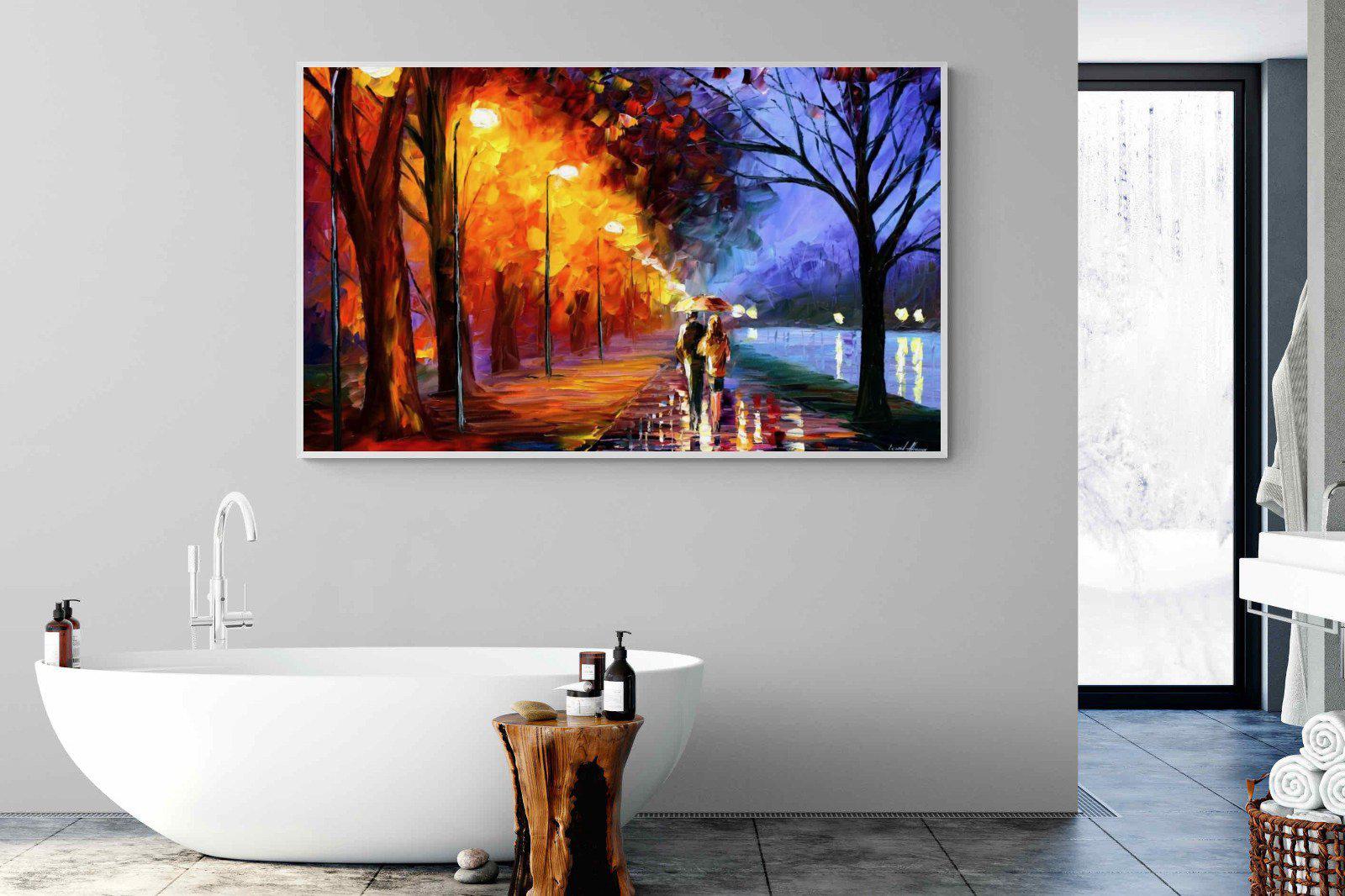 Alley By The Lake-Wall_Art-180 x 110cm-Mounted Canvas-White-Pixalot