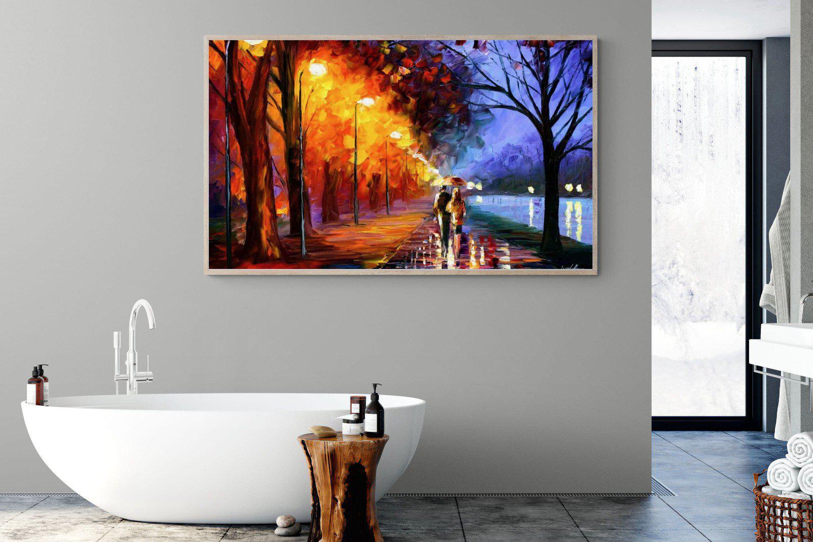 Alley By The Lake-Wall_Art-180 x 110cm-Mounted Canvas-Wood-Pixalot