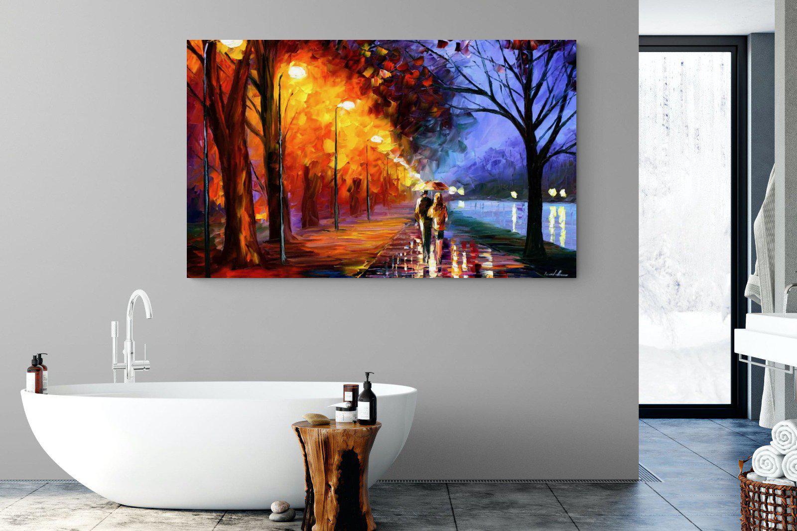 Alley By The Lake-Wall_Art-180 x 110cm-Mounted Canvas-No Frame-Pixalot