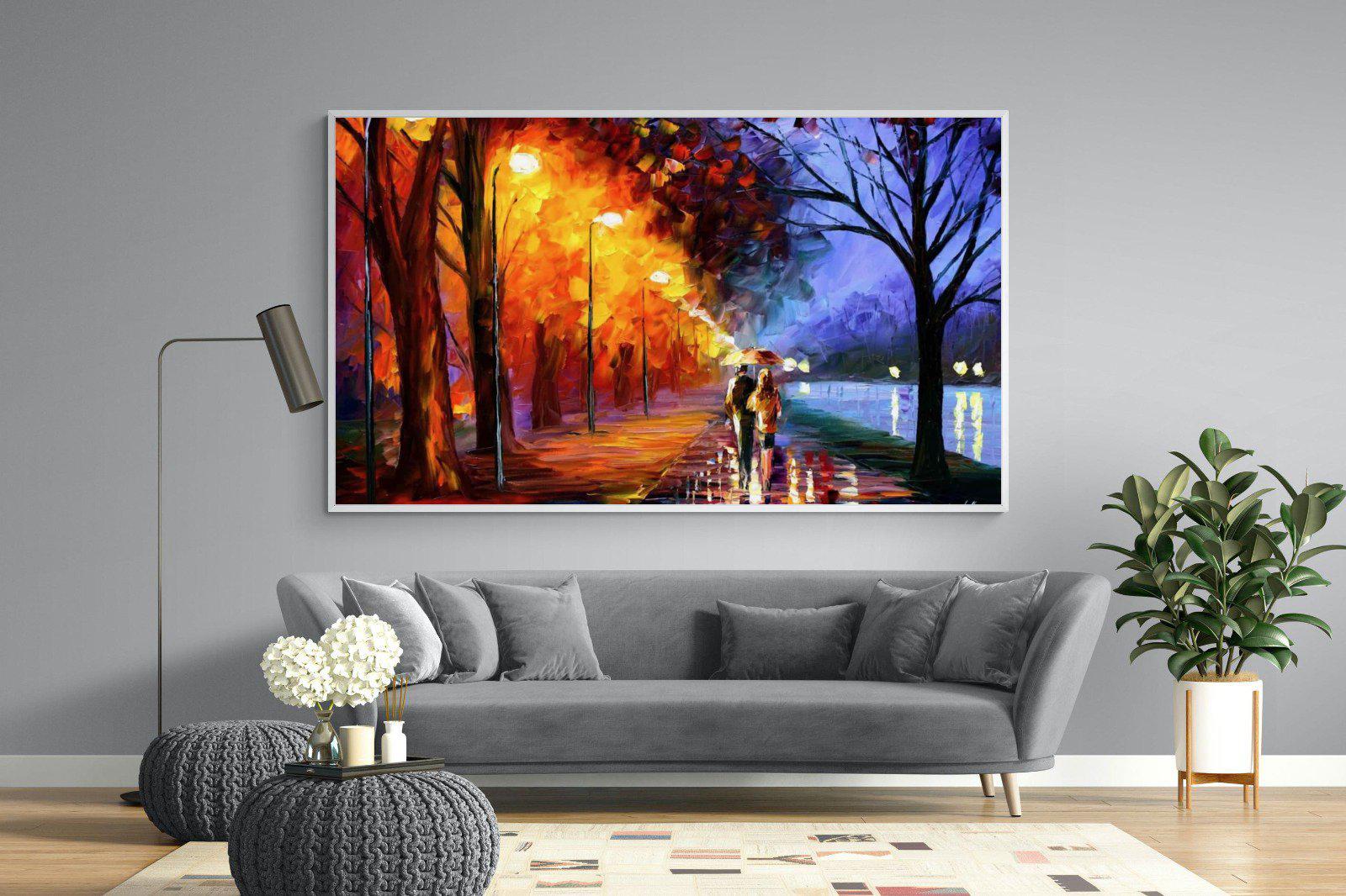 Alley By The Lake-Wall_Art-220 x 130cm-Mounted Canvas-White-Pixalot