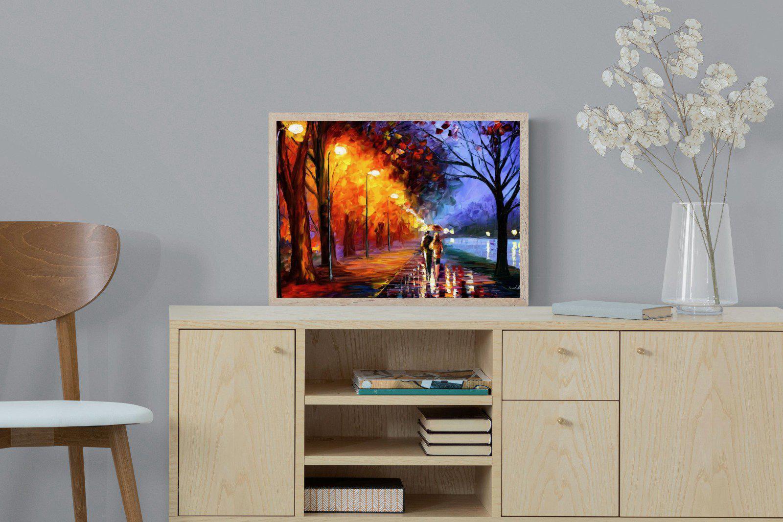Alley By The Lake-Wall_Art-60 x 45cm-Mounted Canvas-Wood-Pixalot