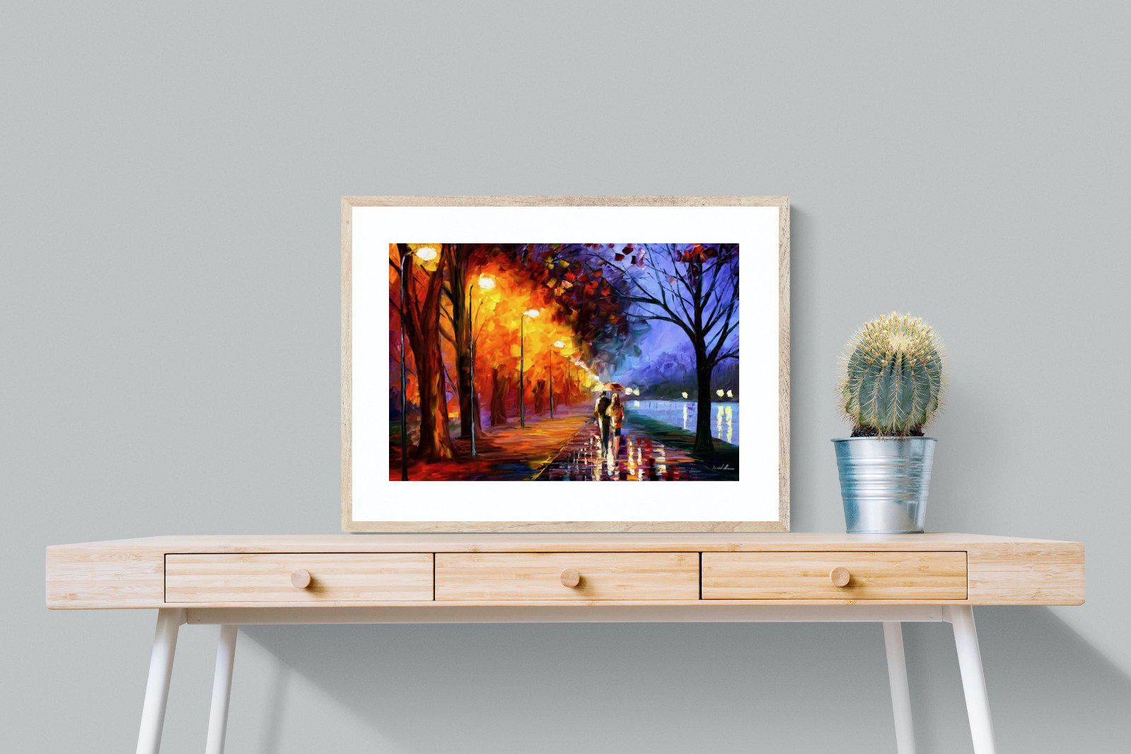 Alley By The Lake-Wall_Art-80 x 60cm-Framed Print-Wood-Pixalot