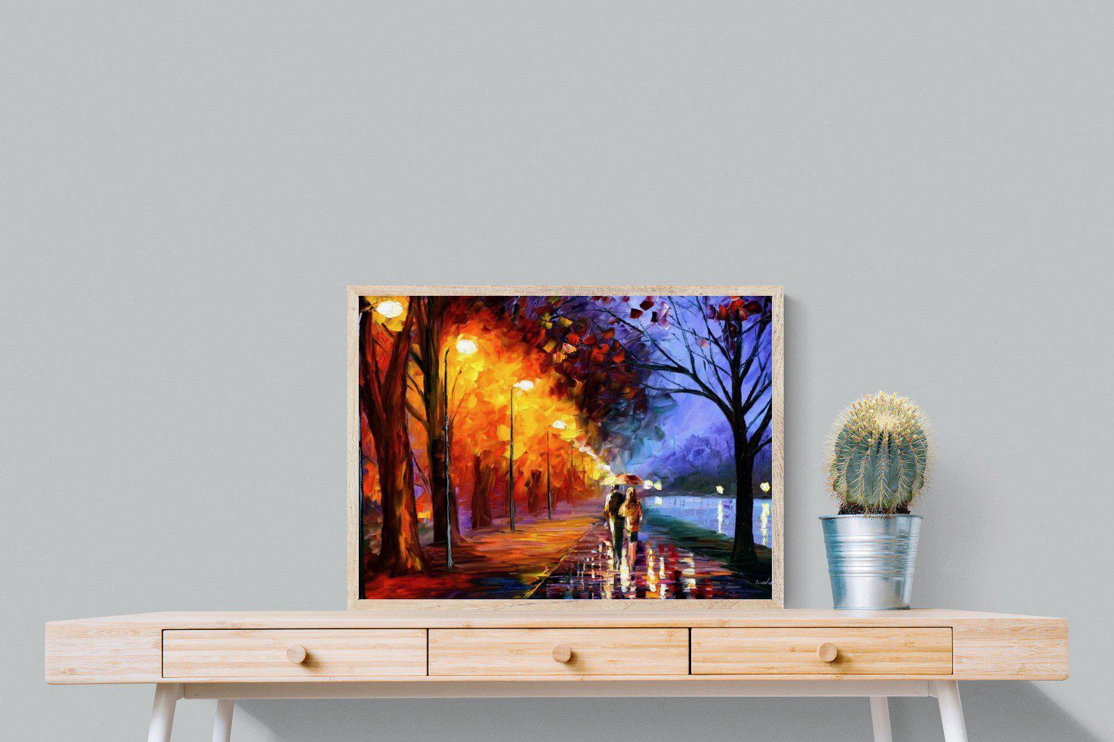 Alley By The Lake-Wall_Art-80 x 60cm-Mounted Canvas-Wood-Pixalot