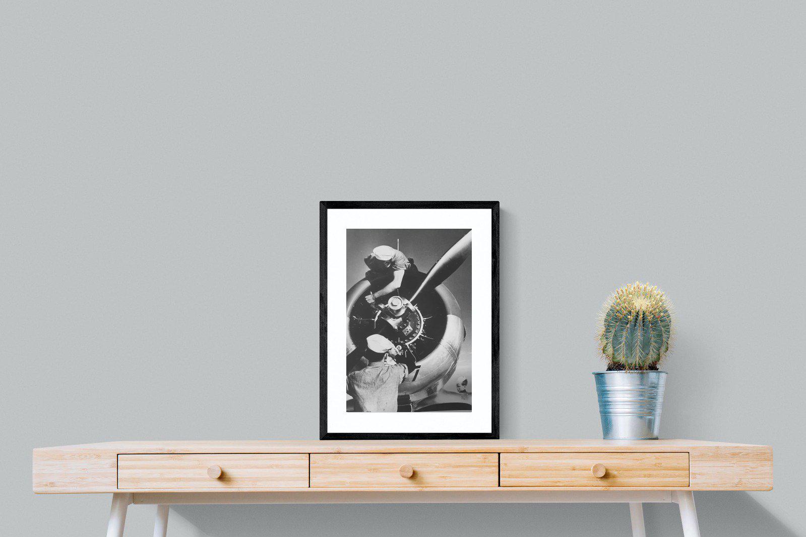 Allied Forces-Wall_Art-45 x 60cm-Framed Print-Black-Pixalot