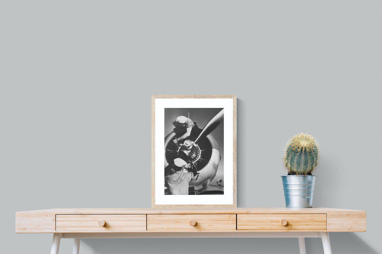 Allied Forces-Wall_Art-45 x 60cm-Framed Print-Wood-Pixalot