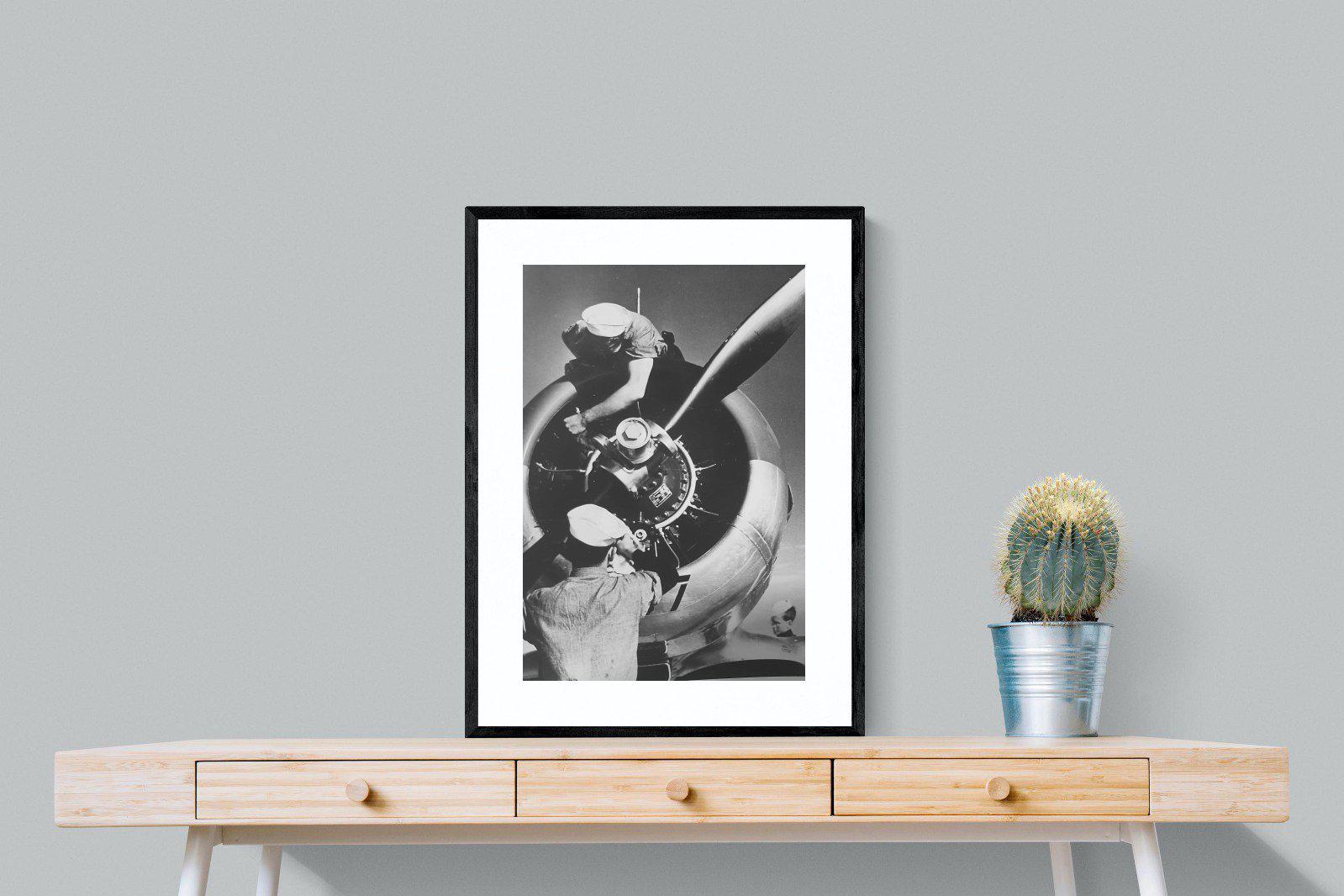 Allied Forces-Wall_Art-60 x 80cm-Framed Print-Black-Pixalot