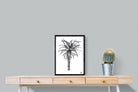 Aloe Illustration-Wall_Art-45 x 60cm-Mounted Canvas-Black-Pixalot