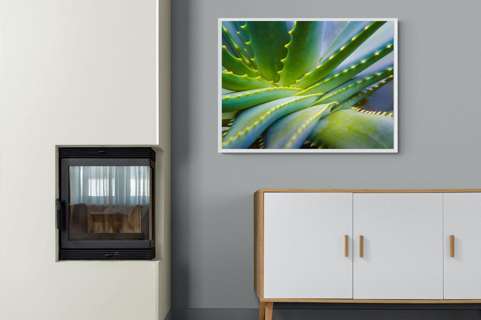 Aloe Vera-Wall_Art-100 x 75cm-Mounted Canvas-White-Pixalot