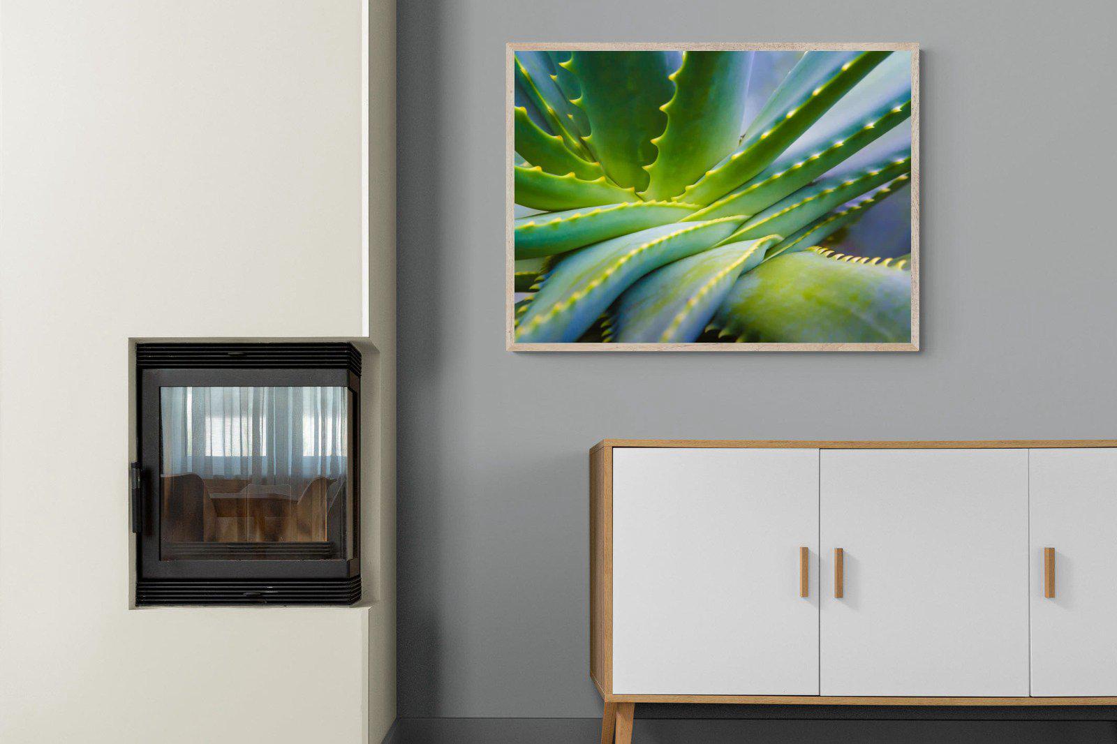 Aloe Vera-Wall_Art-100 x 75cm-Mounted Canvas-Wood-Pixalot