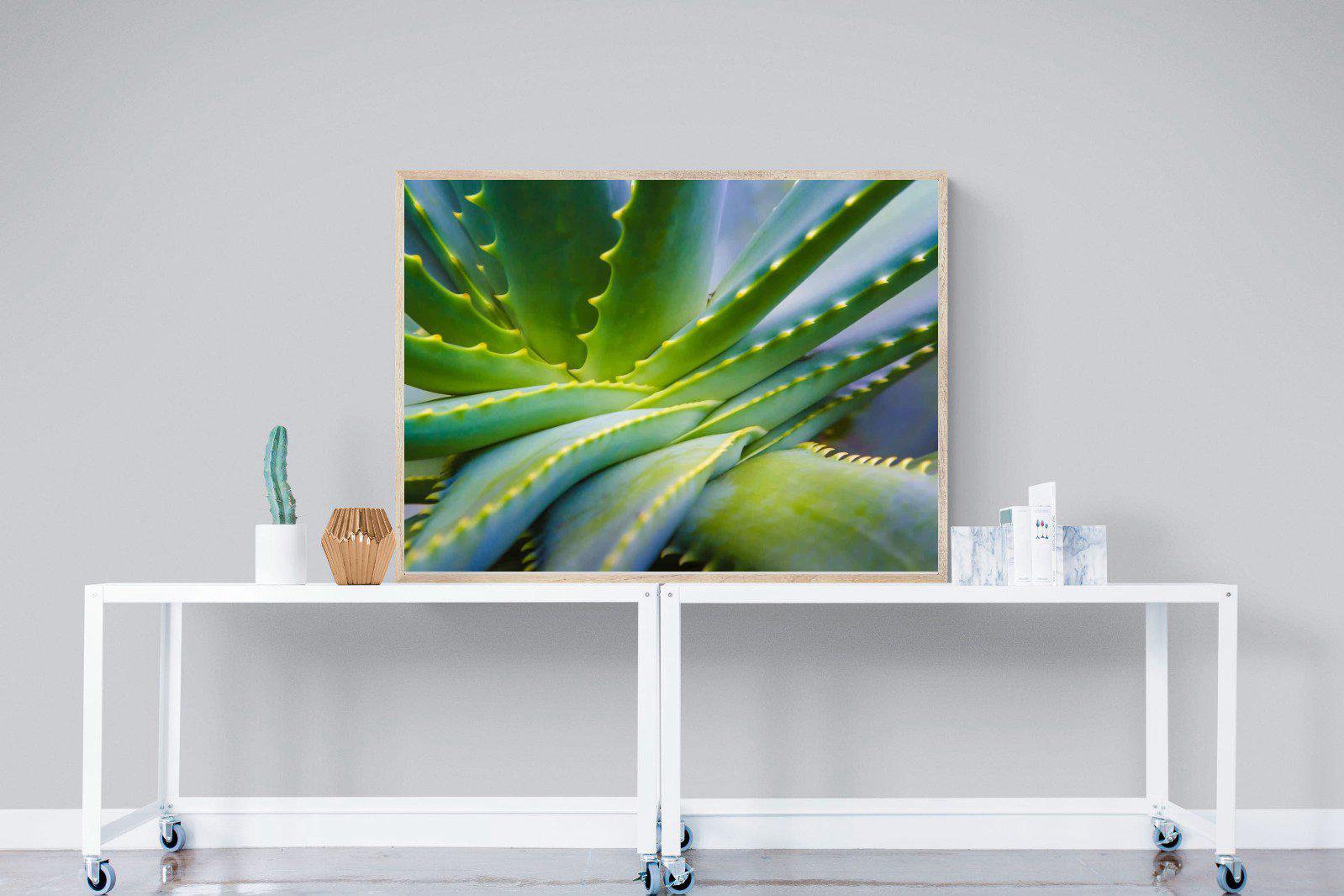 Aloe Vera-Wall_Art-120 x 90cm-Mounted Canvas-Wood-Pixalot