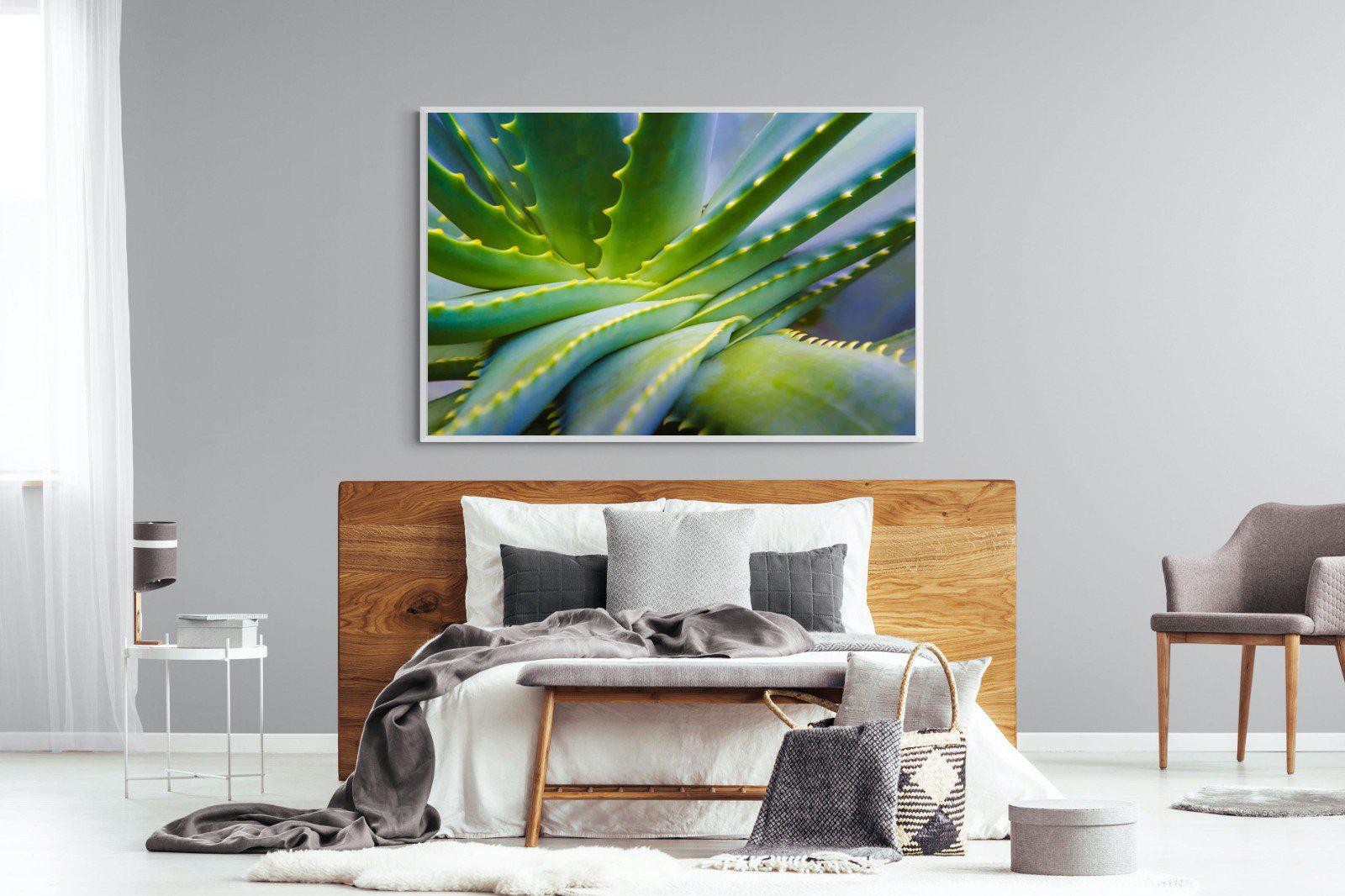 Aloe Vera-Wall_Art-150 x 100cm-Mounted Canvas-White-Pixalot