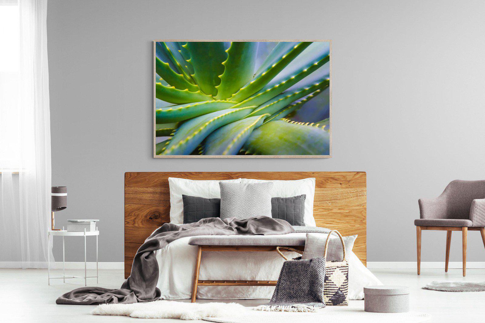 Aloe Vera-Wall_Art-150 x 100cm-Mounted Canvas-Wood-Pixalot