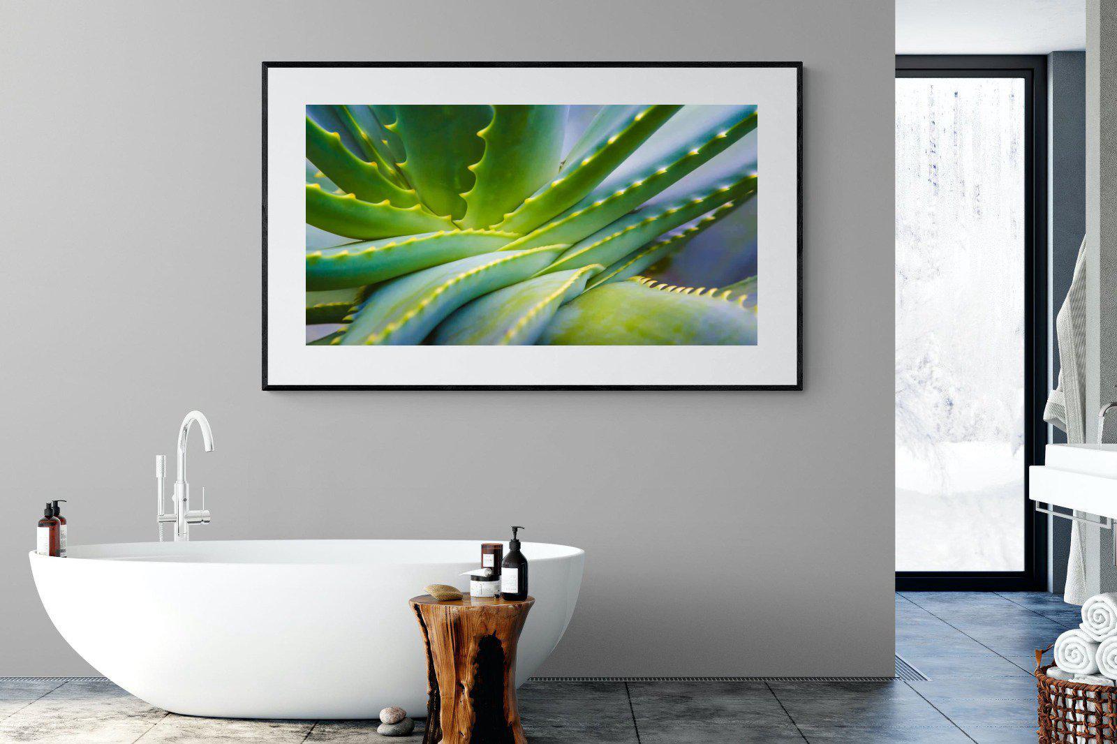 Aloe Vera-Wall_Art-180 x 110cm-Framed Print-Black-Pixalot