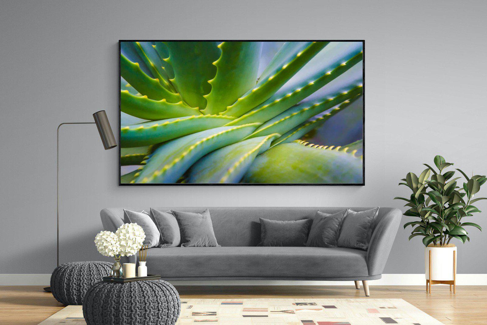 Aloe Vera-Wall_Art-220 x 130cm-Mounted Canvas-Black-Pixalot