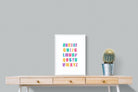 Alphabet-Wall_Art-45 x 60cm-Framed Print-White-Pixalot