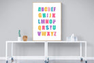 Alphabet-Wall_Art-90 x 120cm-Mounted Canvas-Wood-Pixalot
