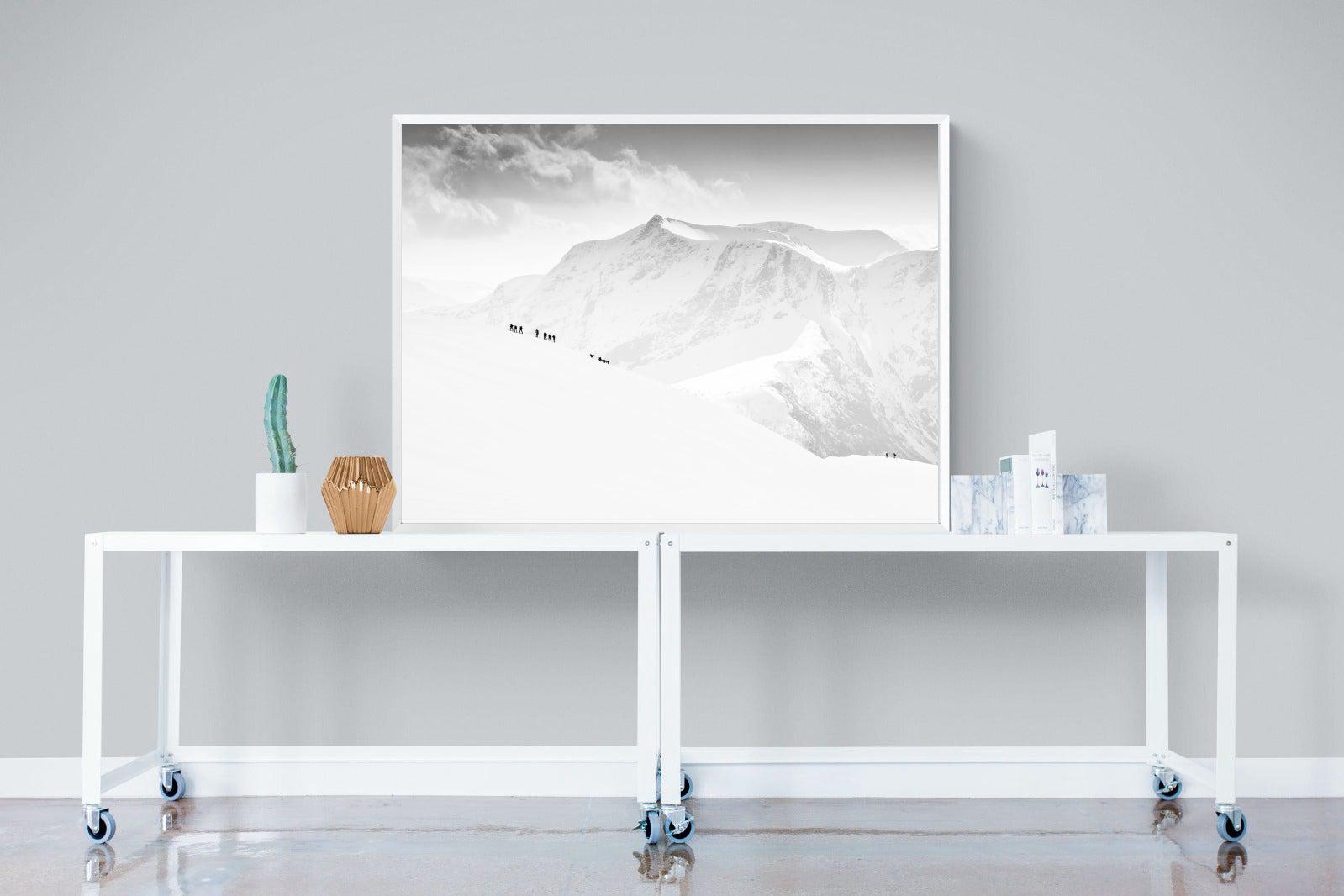 Alpinists-Wall_Art-120 x 90cm-Mounted Canvas-White-Pixalot