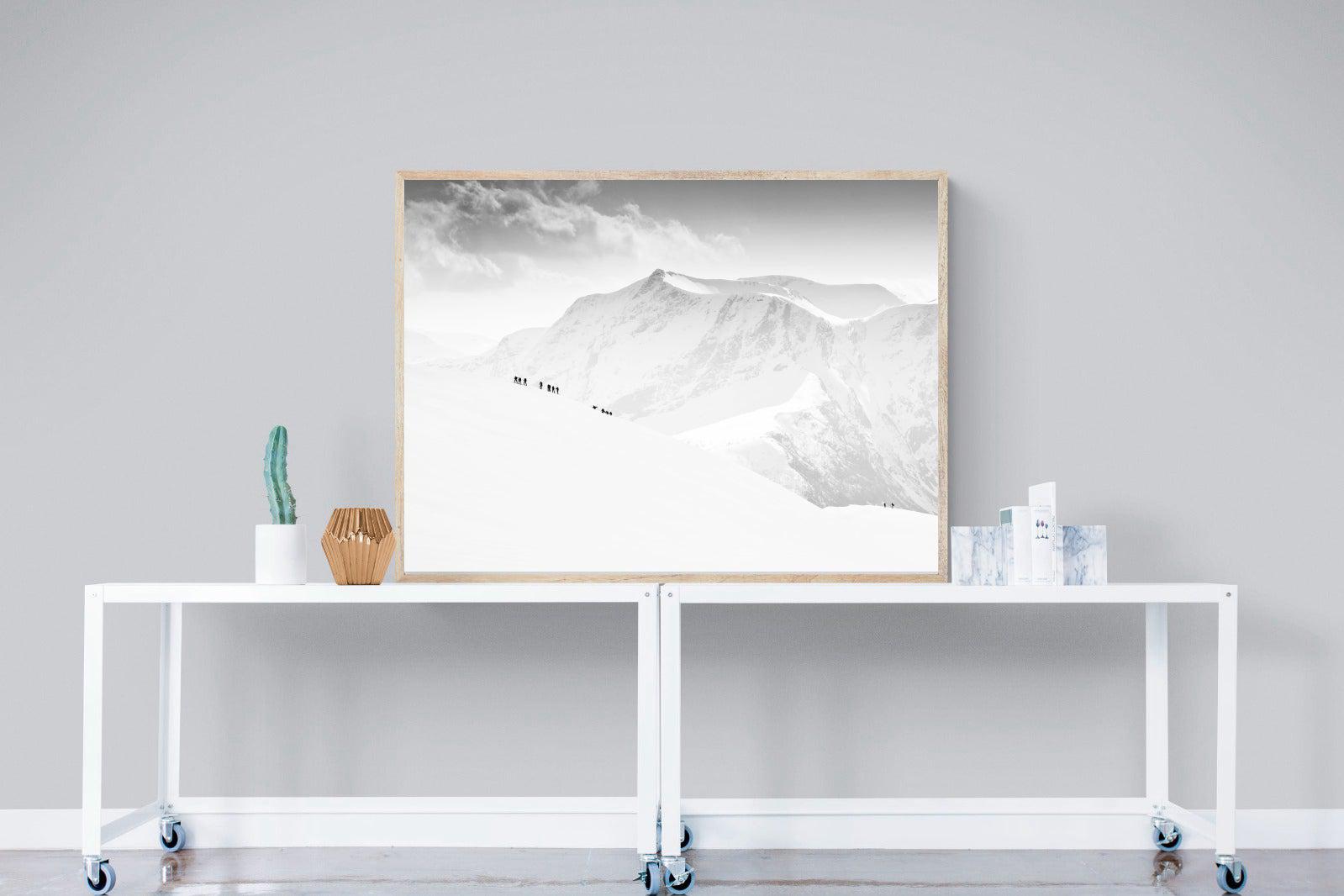 Alpinists-Wall_Art-120 x 90cm-Mounted Canvas-Wood-Pixalot
