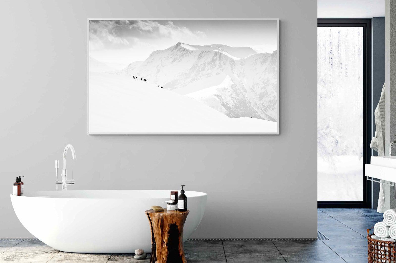 Alpinists-Wall_Art-180 x 110cm-Mounted Canvas-White-Pixalot