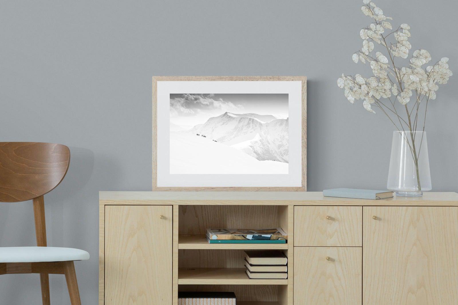 Alpinists-Wall_Art-60 x 45cm-Framed Print-Wood-Pixalot