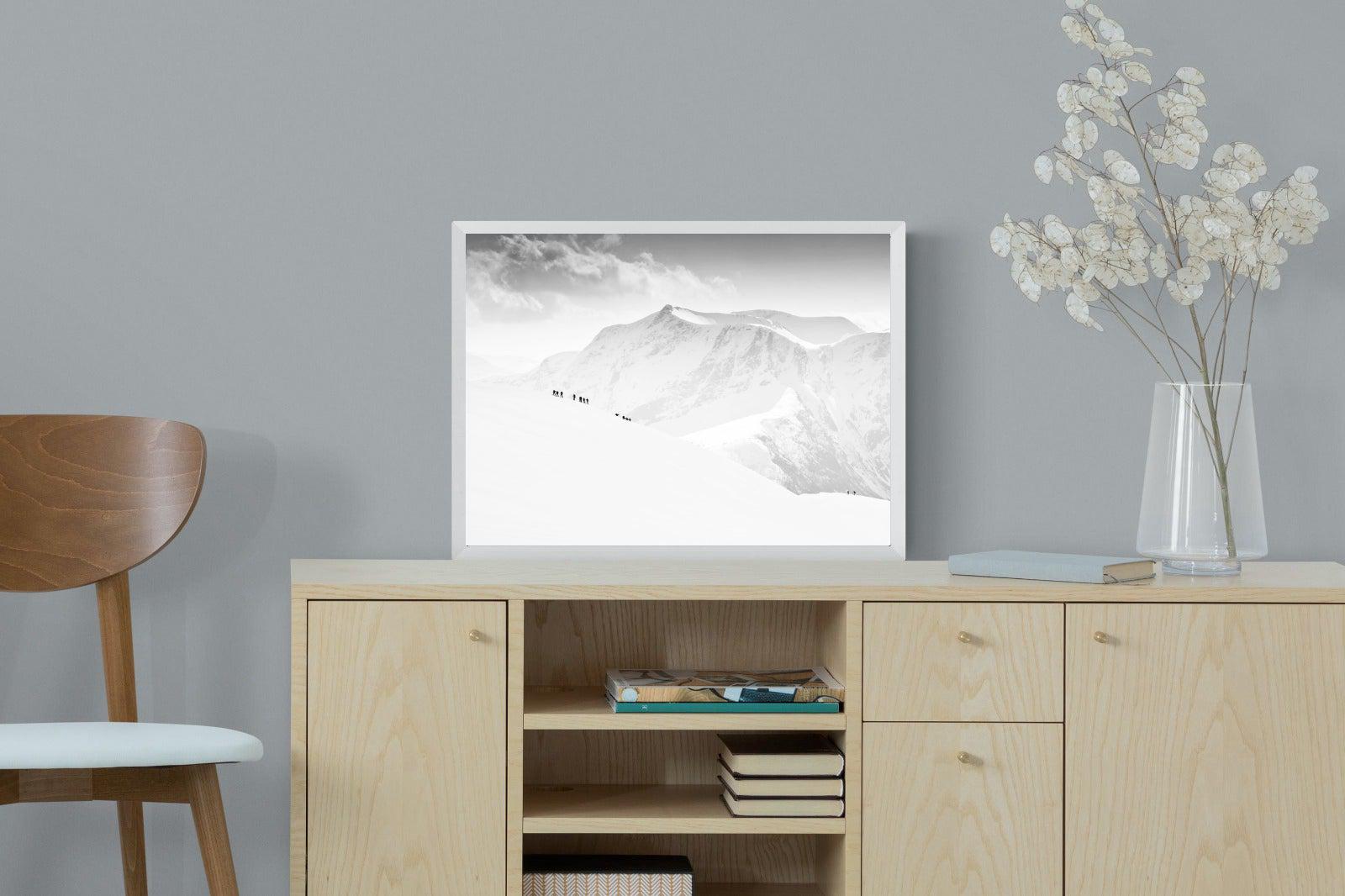 Alpinists-Wall_Art-60 x 45cm-Mounted Canvas-White-Pixalot