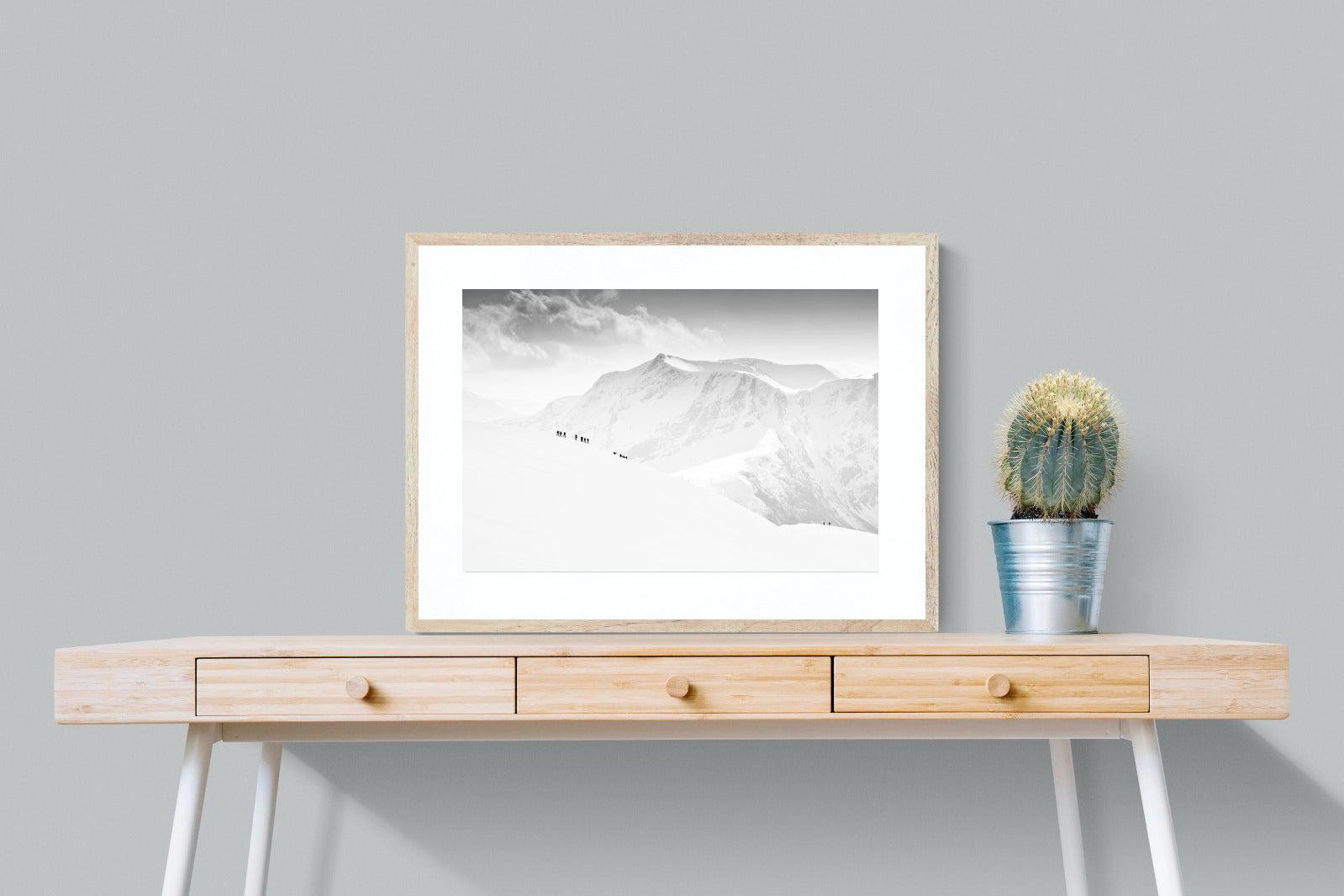 Alpinists-Wall_Art-80 x 60cm-Framed Print-Wood-Pixalot