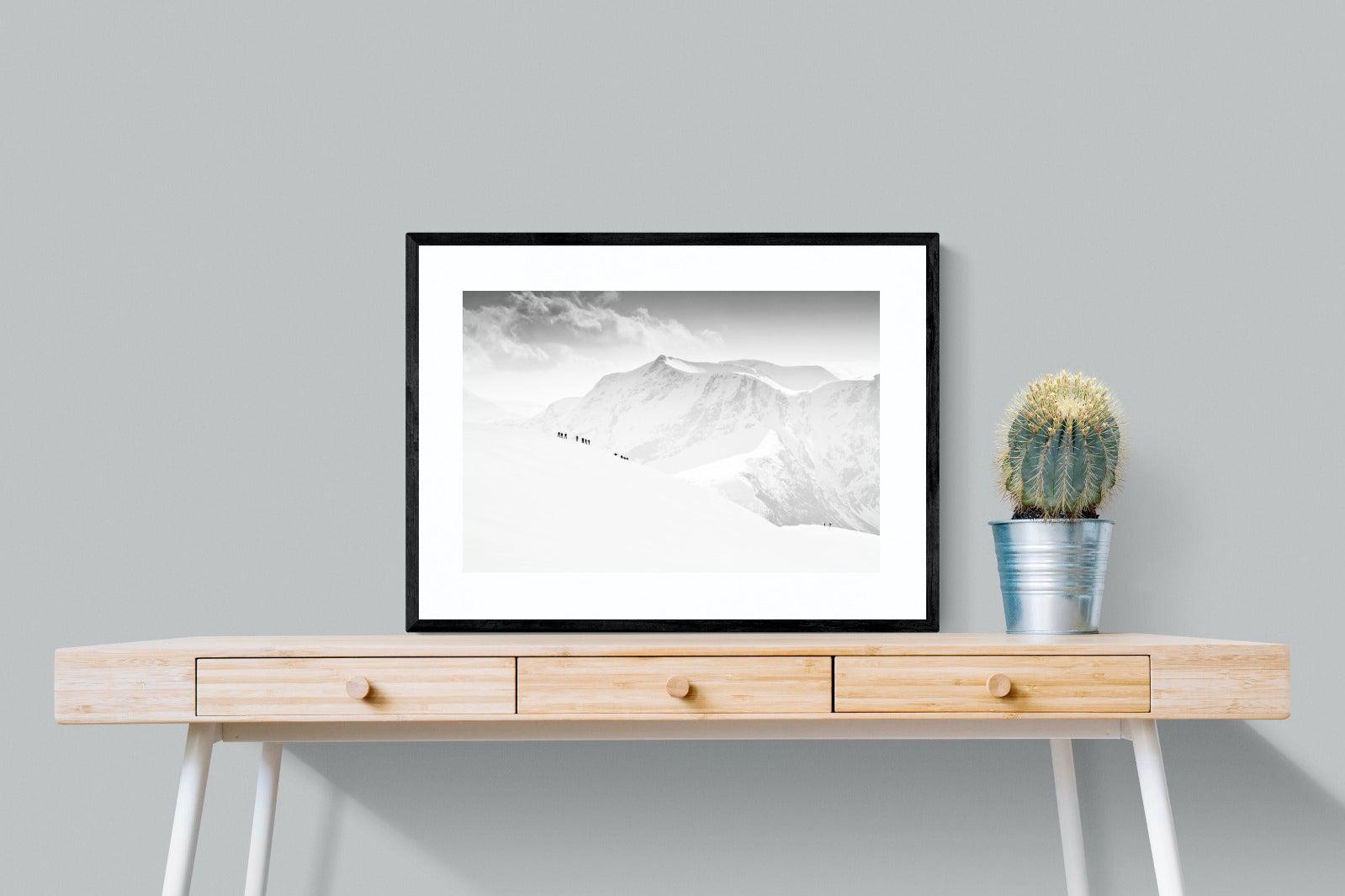 Alpinists-Wall_Art-80 x 60cm-Framed Print-Black-Pixalot