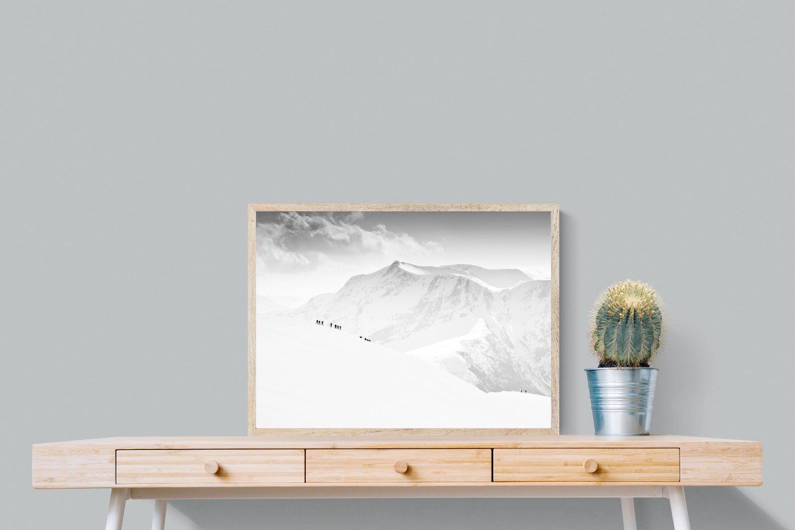 Alpinists-Wall_Art-80 x 60cm-Mounted Canvas-Wood-Pixalot