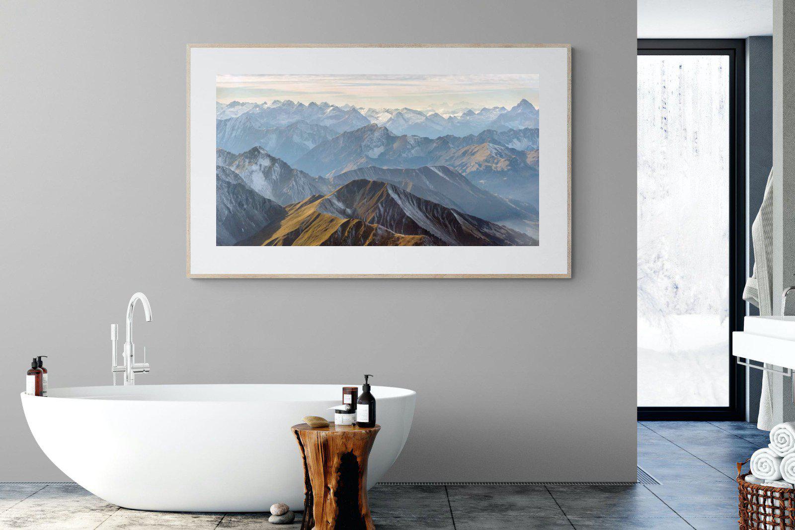 Andes Mountain-Wall_Art-180 x 110cm-Framed Print-Wood-Pixalot