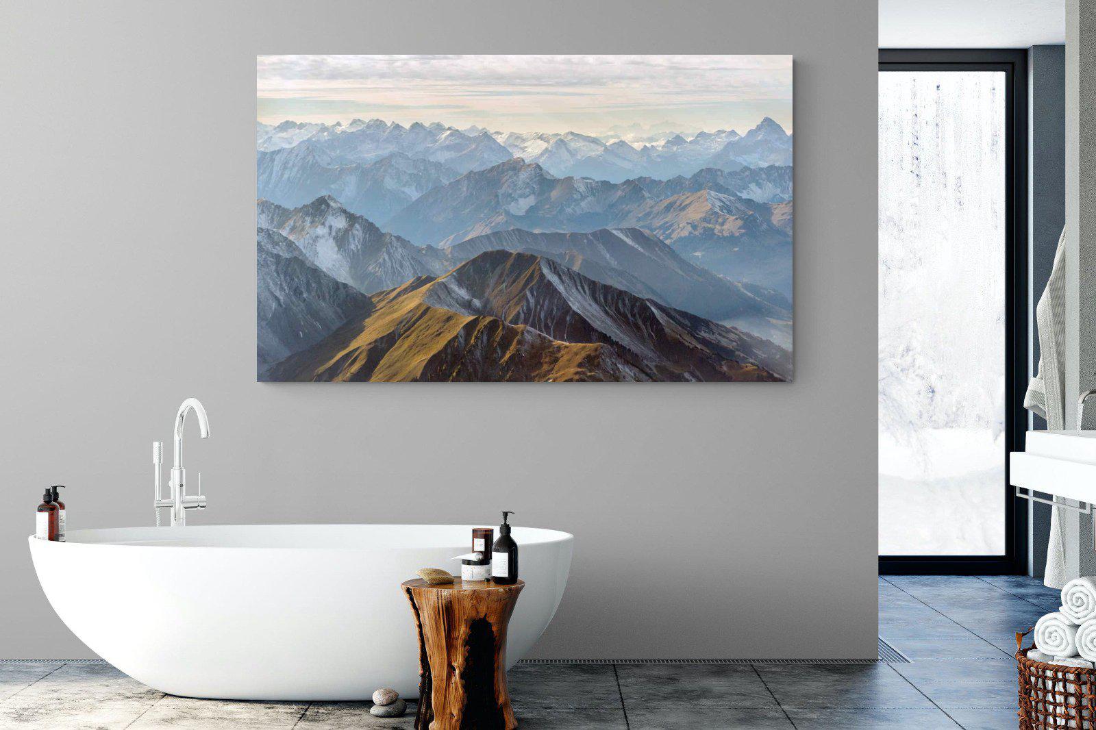 Andes Mountain-Wall_Art-180 x 110cm-Mounted Canvas-No Frame-Pixalot