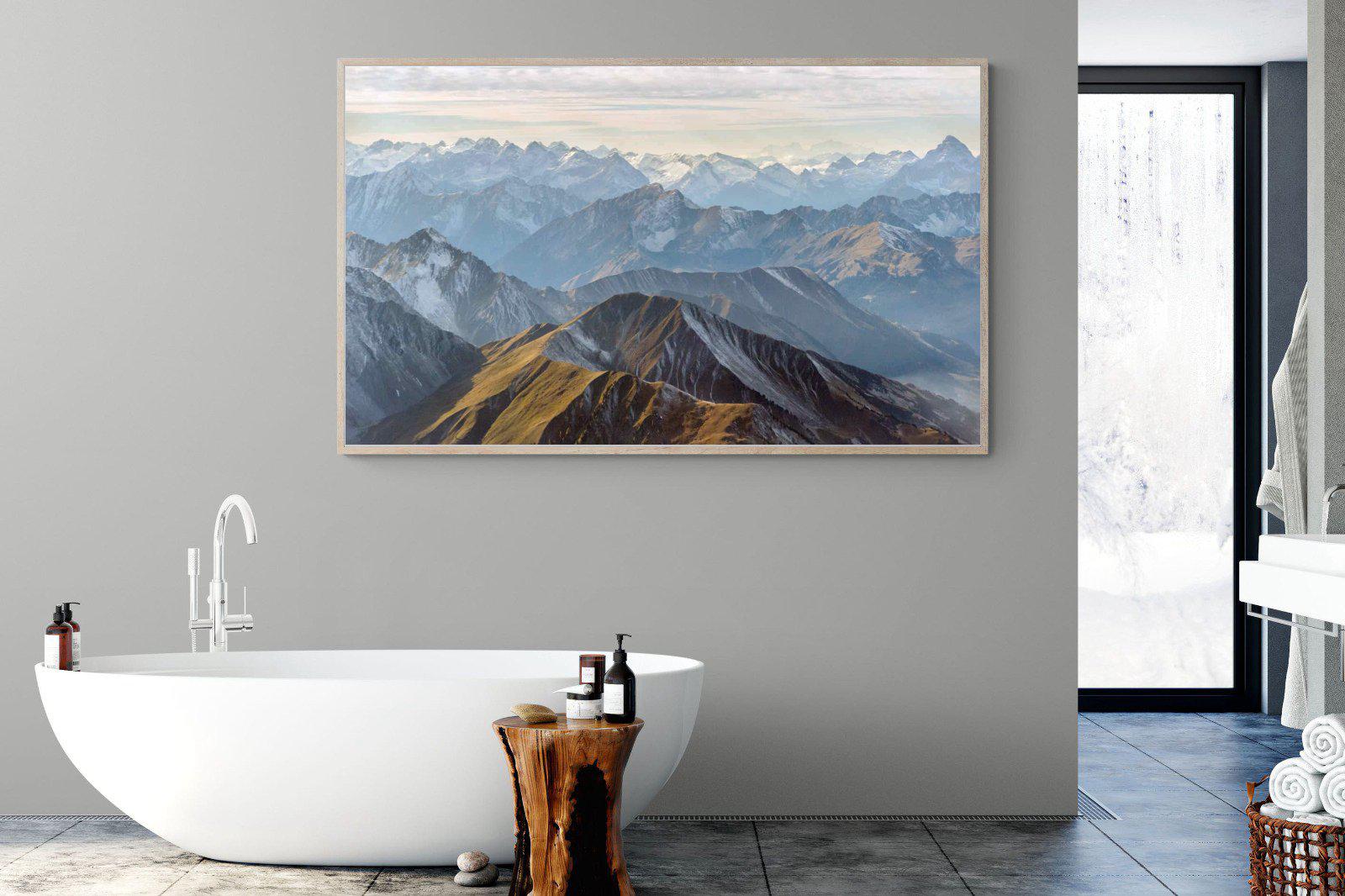 Andes Mountain-Wall_Art-180 x 110cm-Mounted Canvas-Wood-Pixalot