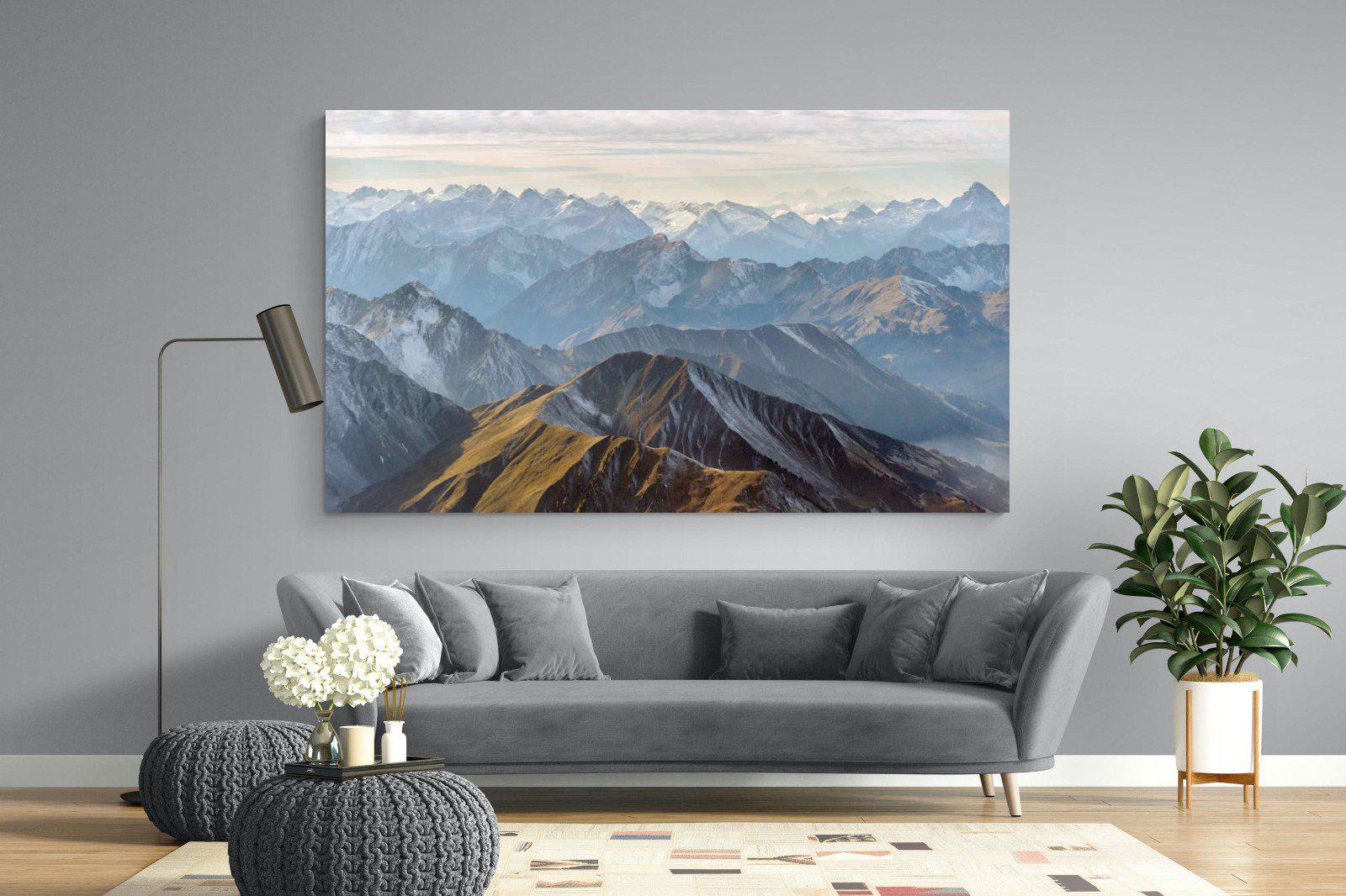 Andes Mountain-Wall_Art-220 x 130cm-Mounted Canvas-No Frame-Pixalot