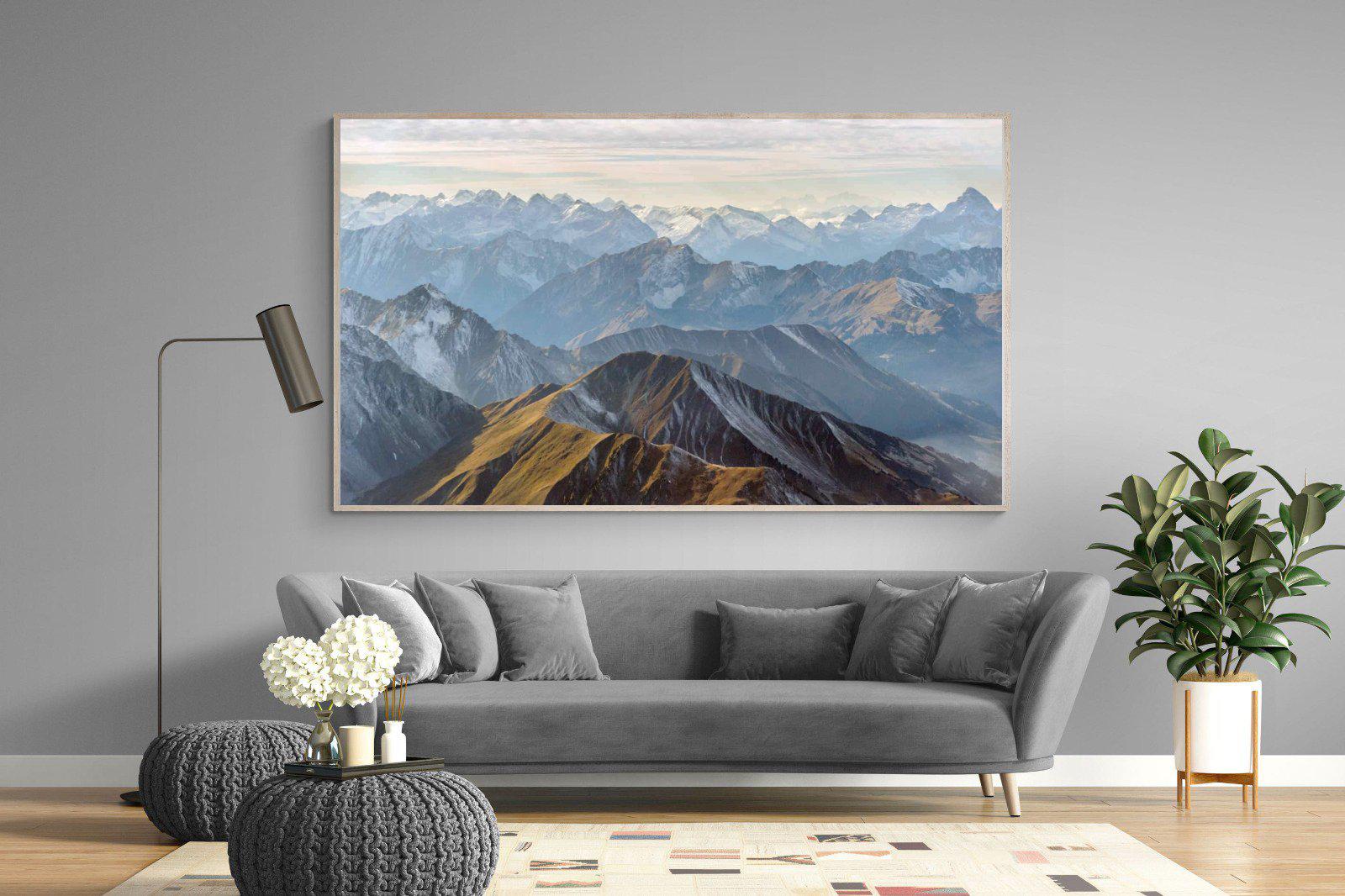 Andes Mountain-Wall_Art-220 x 130cm-Mounted Canvas-Wood-Pixalot