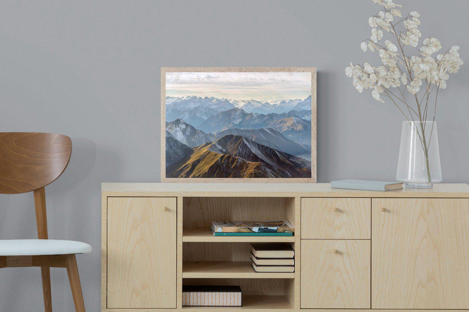 Andes Mountain-Wall_Art-60 x 45cm-Mounted Canvas-Wood-Pixalot