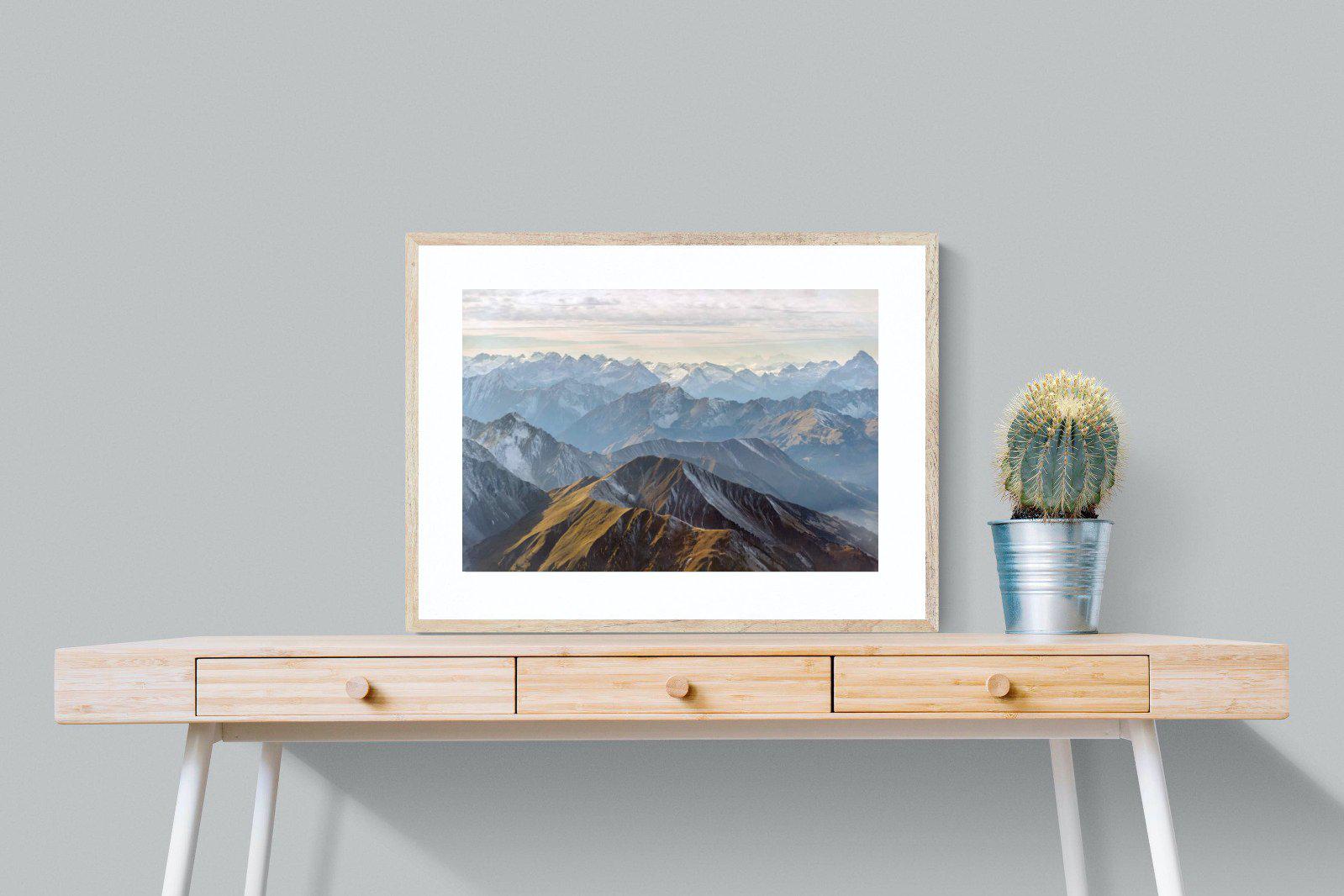 Andes Mountain-Wall_Art-80 x 60cm-Framed Print-Wood-Pixalot