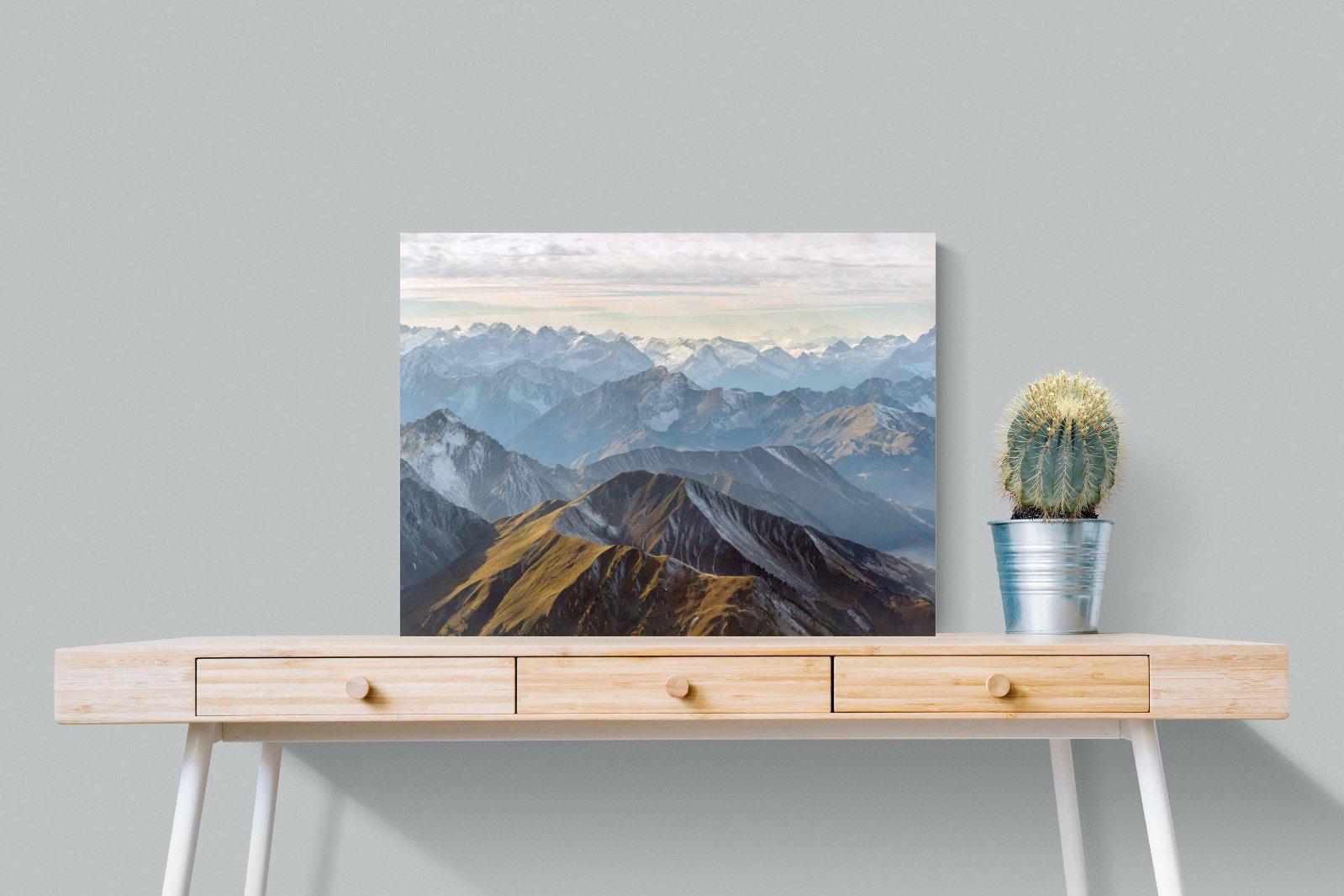Andes Mountain-Wall_Art-80 x 60cm-Mounted Canvas-No Frame-Pixalot