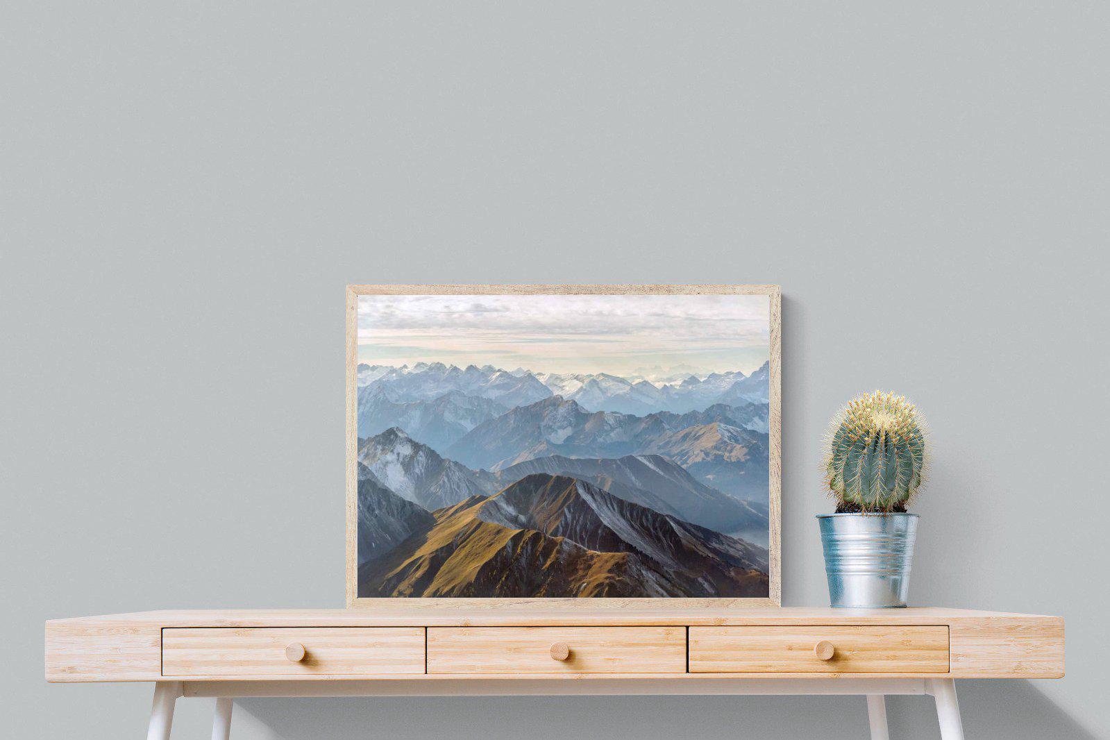 Andes Mountain-Wall_Art-80 x 60cm-Mounted Canvas-Wood-Pixalot