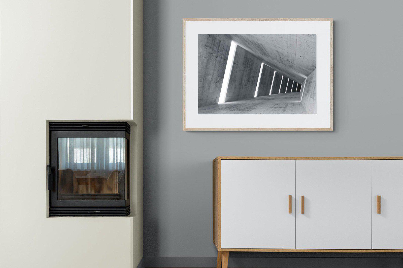 Angles-Wall_Art-100 x 75cm-Framed Print-Wood-Pixalot