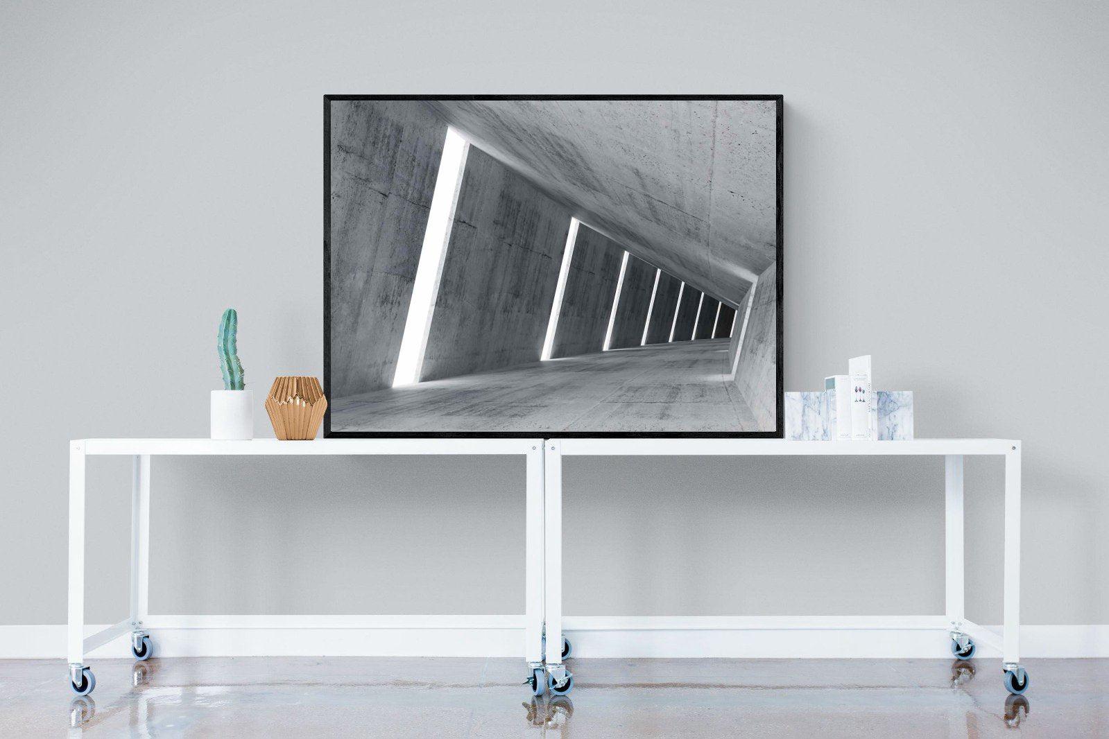 Angles-Wall_Art-120 x 90cm-Mounted Canvas-Black-Pixalot