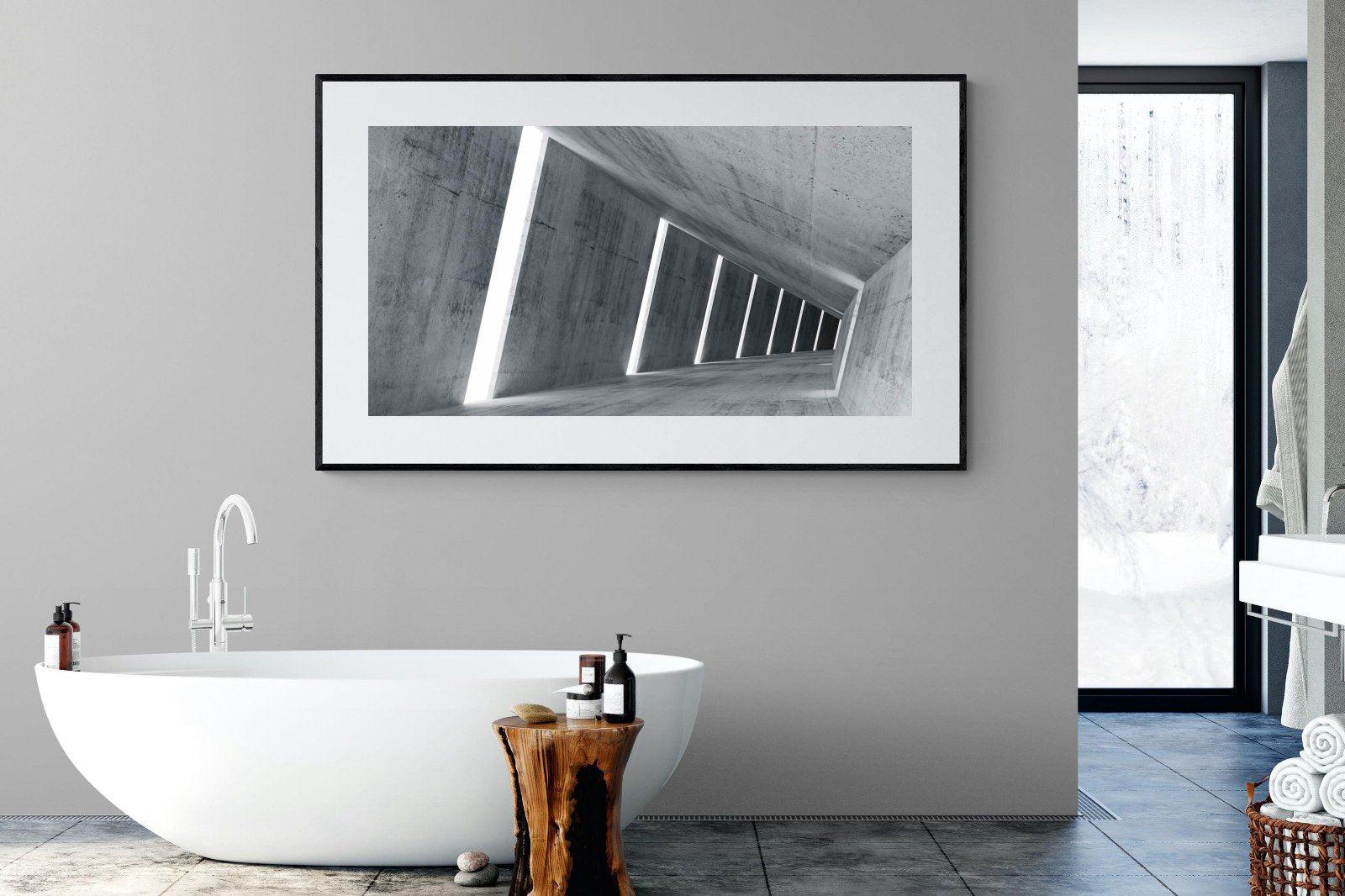 Angles-Wall_Art-180 x 110cm-Framed Print-Black-Pixalot