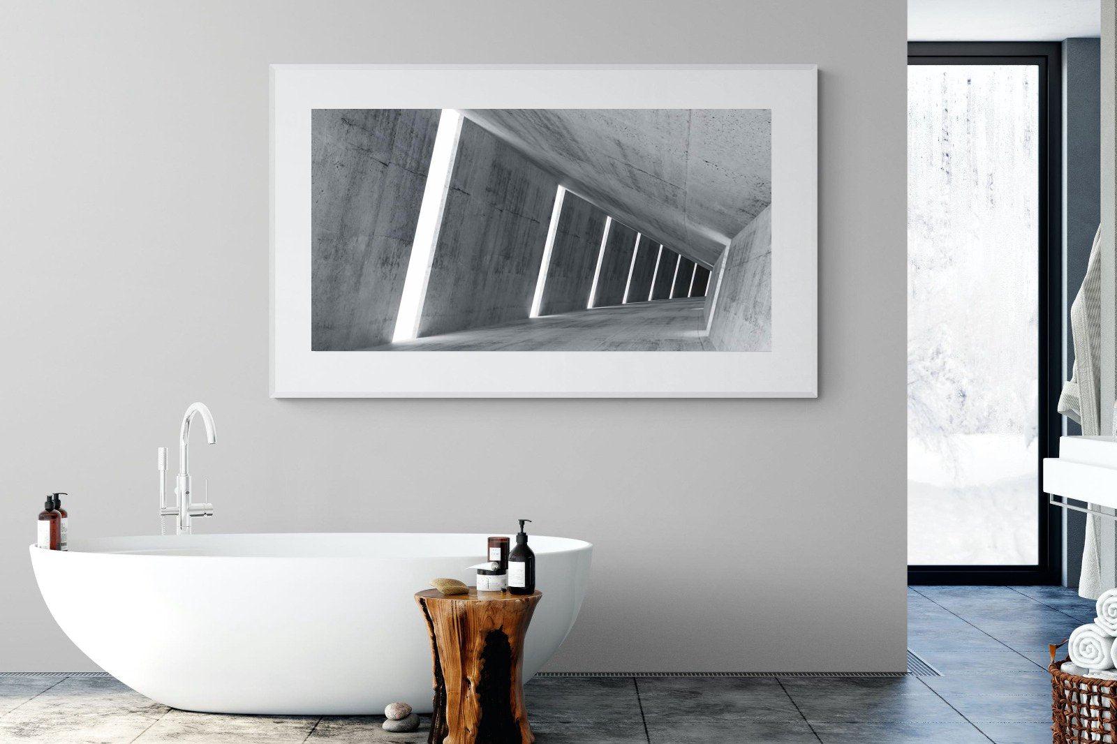 Angles-Wall_Art-180 x 110cm-Framed Print-White-Pixalot