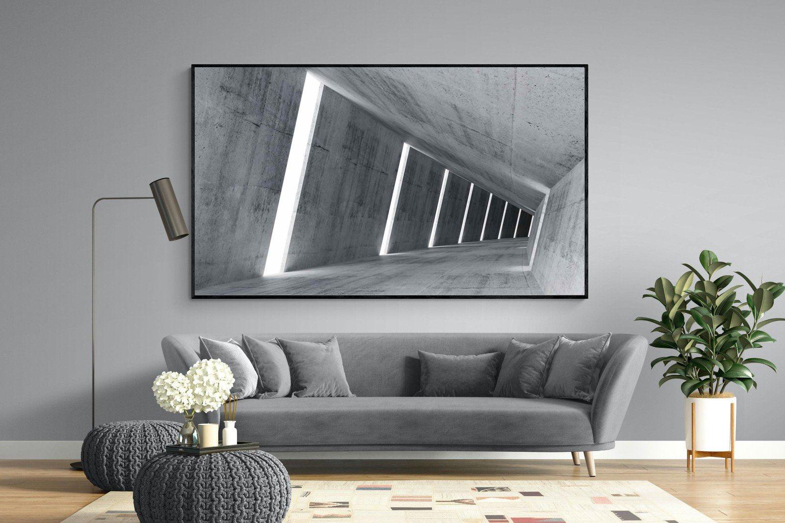 Angles-Wall_Art-220 x 130cm-Mounted Canvas-Black-Pixalot