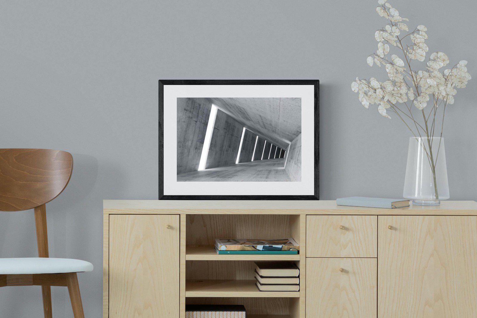 Angles-Wall_Art-60 x 45cm-Framed Print-Black-Pixalot