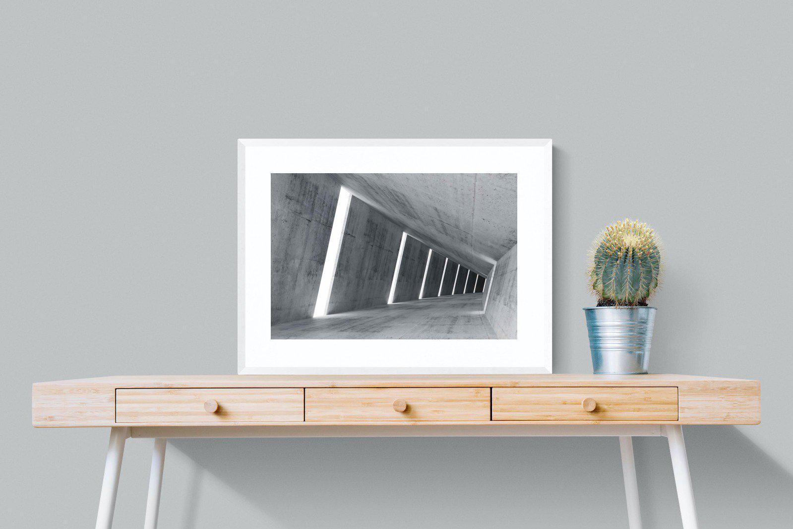 Angles-Wall_Art-80 x 60cm-Framed Print-White-Pixalot