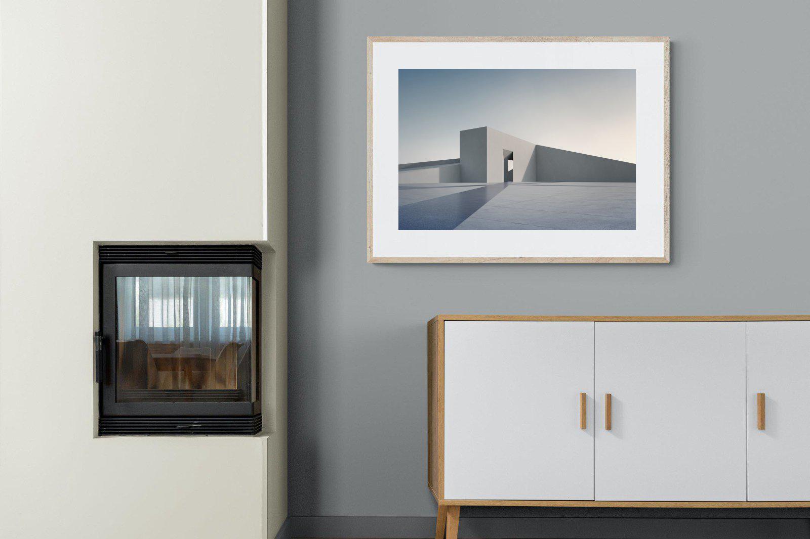Angular-Wall_Art-100 x 75cm-Framed Print-Wood-Pixalot