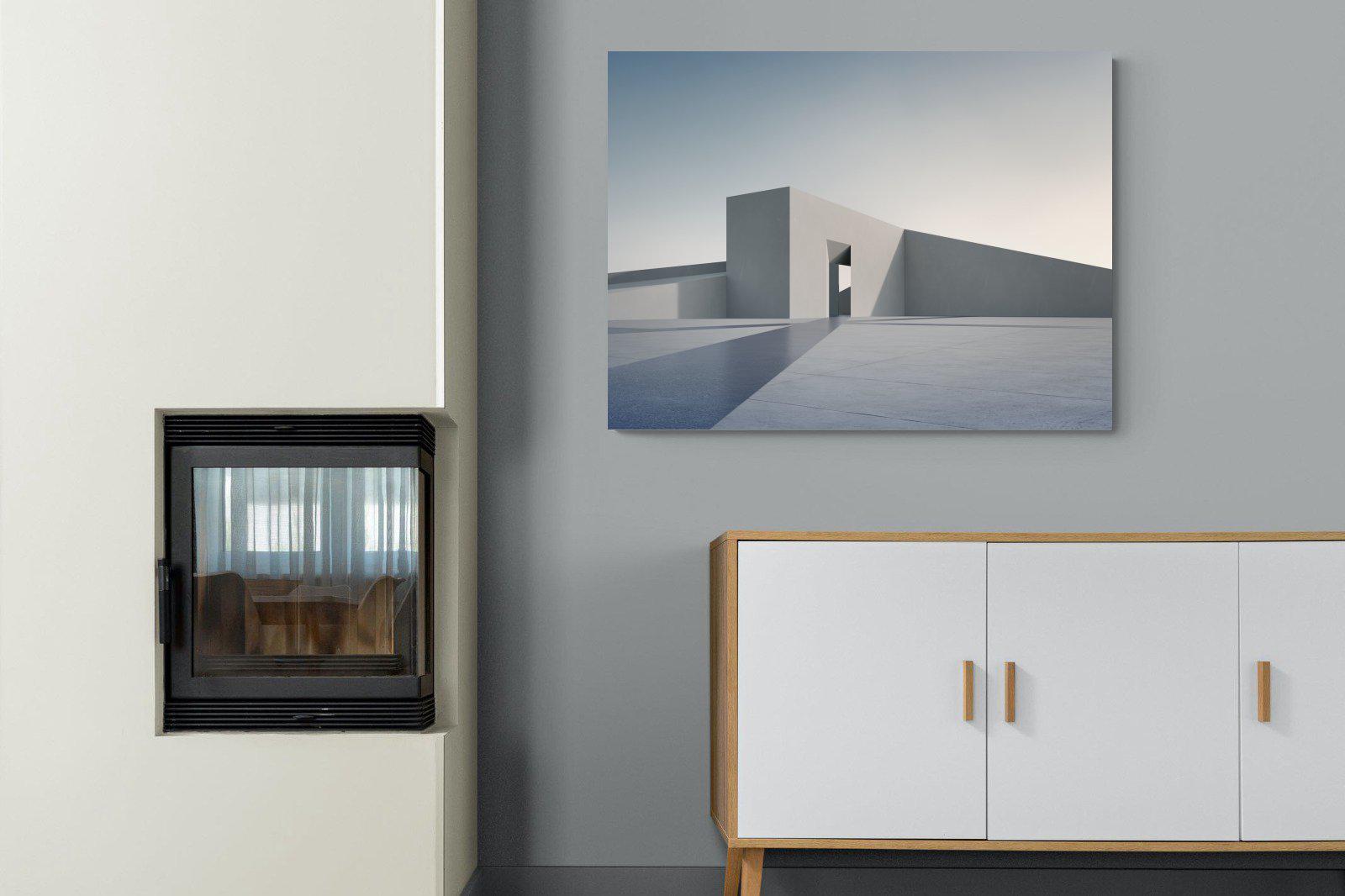 Angular-Wall_Art-100 x 75cm-Mounted Canvas-No Frame-Pixalot