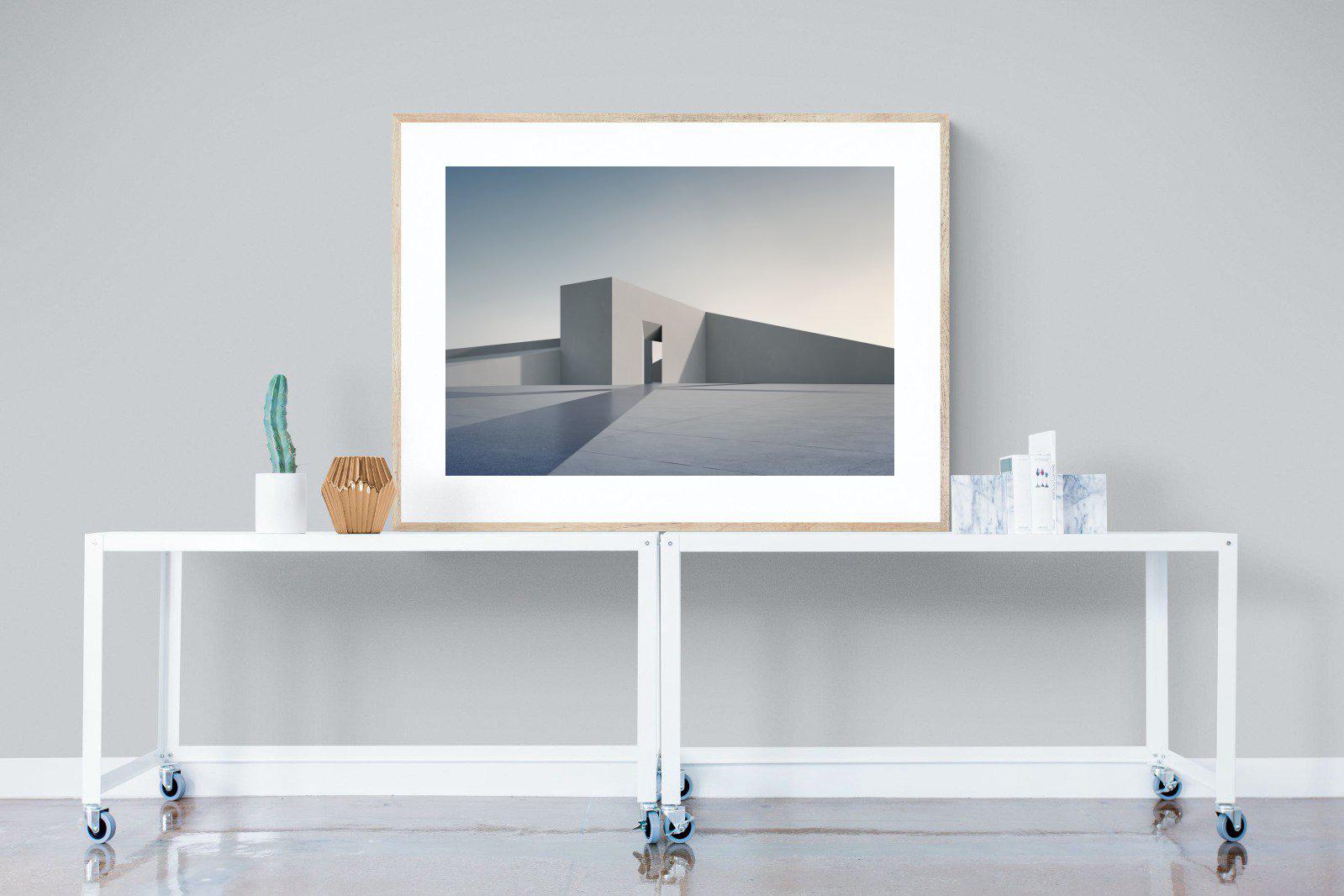 Angular-Wall_Art-120 x 90cm-Framed Print-Wood-Pixalot